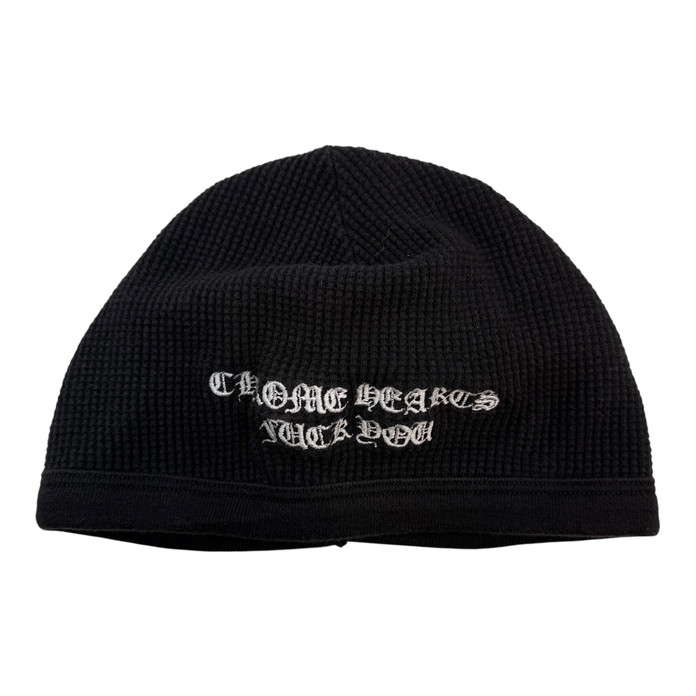 Chrome Hearts Vintage Fuck You Skullcap Beanie Black - Used