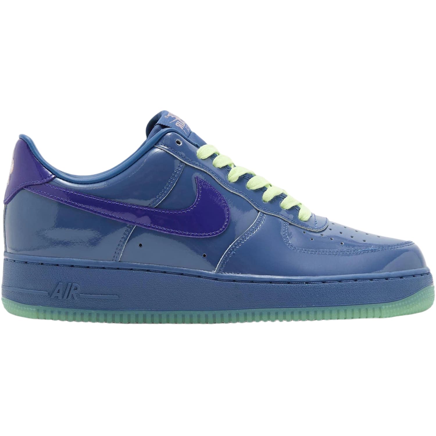 Nike Air Force 1 Low Patent Leather Mystic Navy Grape Ice