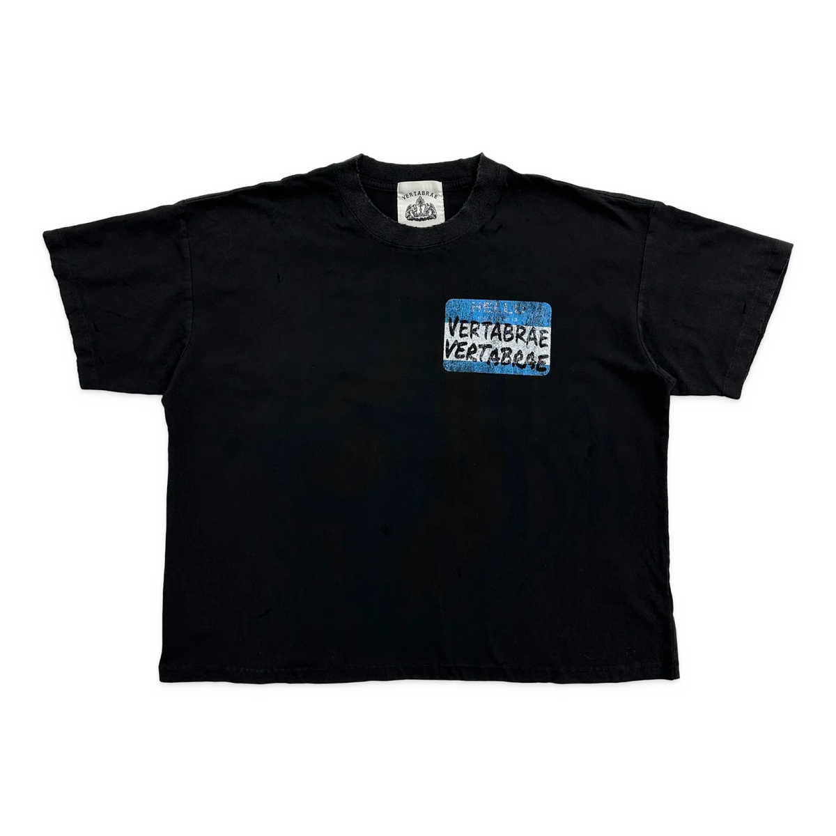 Vertabrae Hello My Name Is Vert T-Shirt Black
