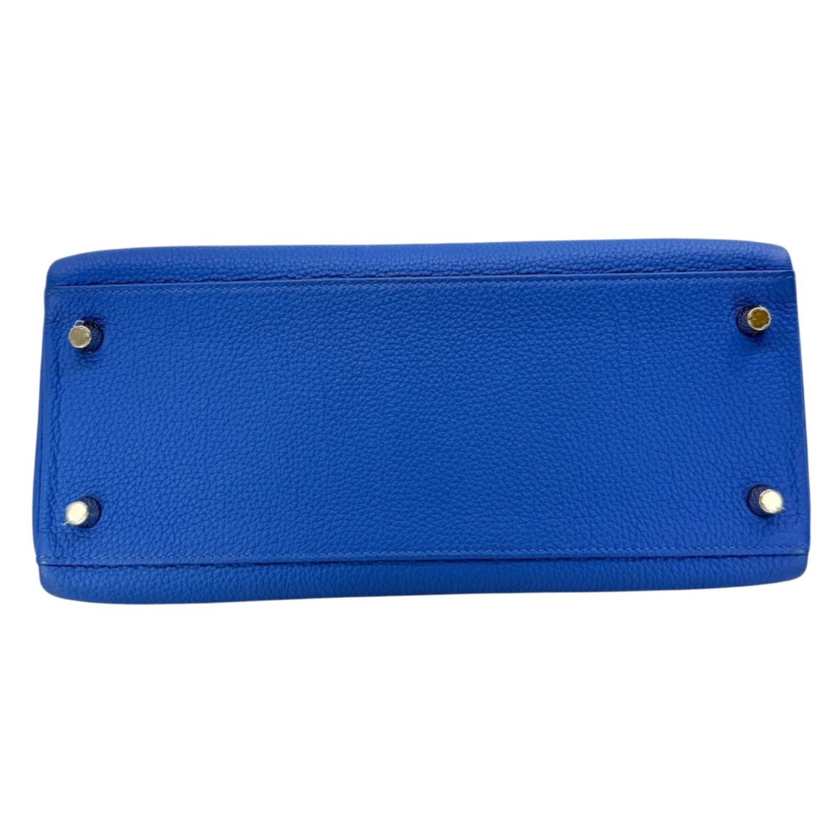Hermes Kelly 28 Retourne Bleu Electric Togo with Palladium Hardware