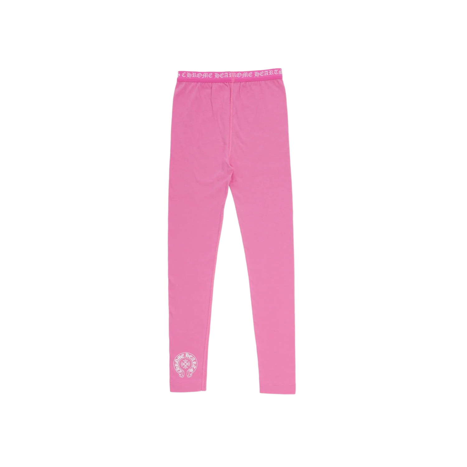 Chrome Hearts Logo Leggings Pink