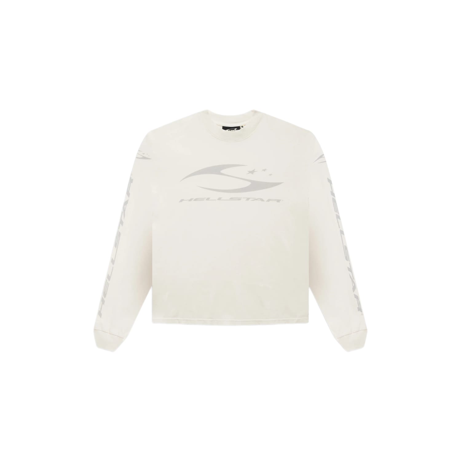 Hellstar Cursive Logo L/S T-Shirt White