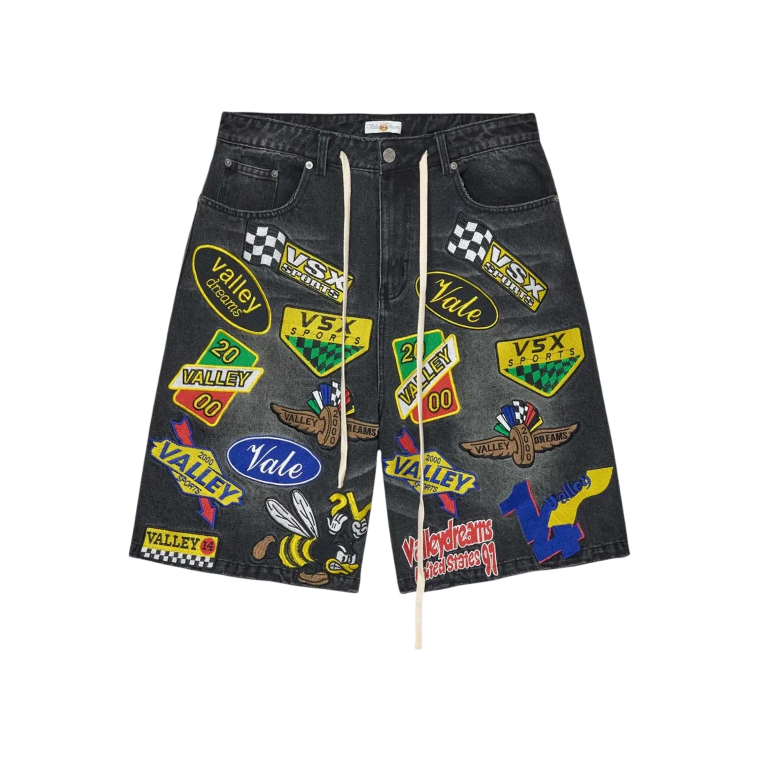 Vale Forever Passport Jorts Black