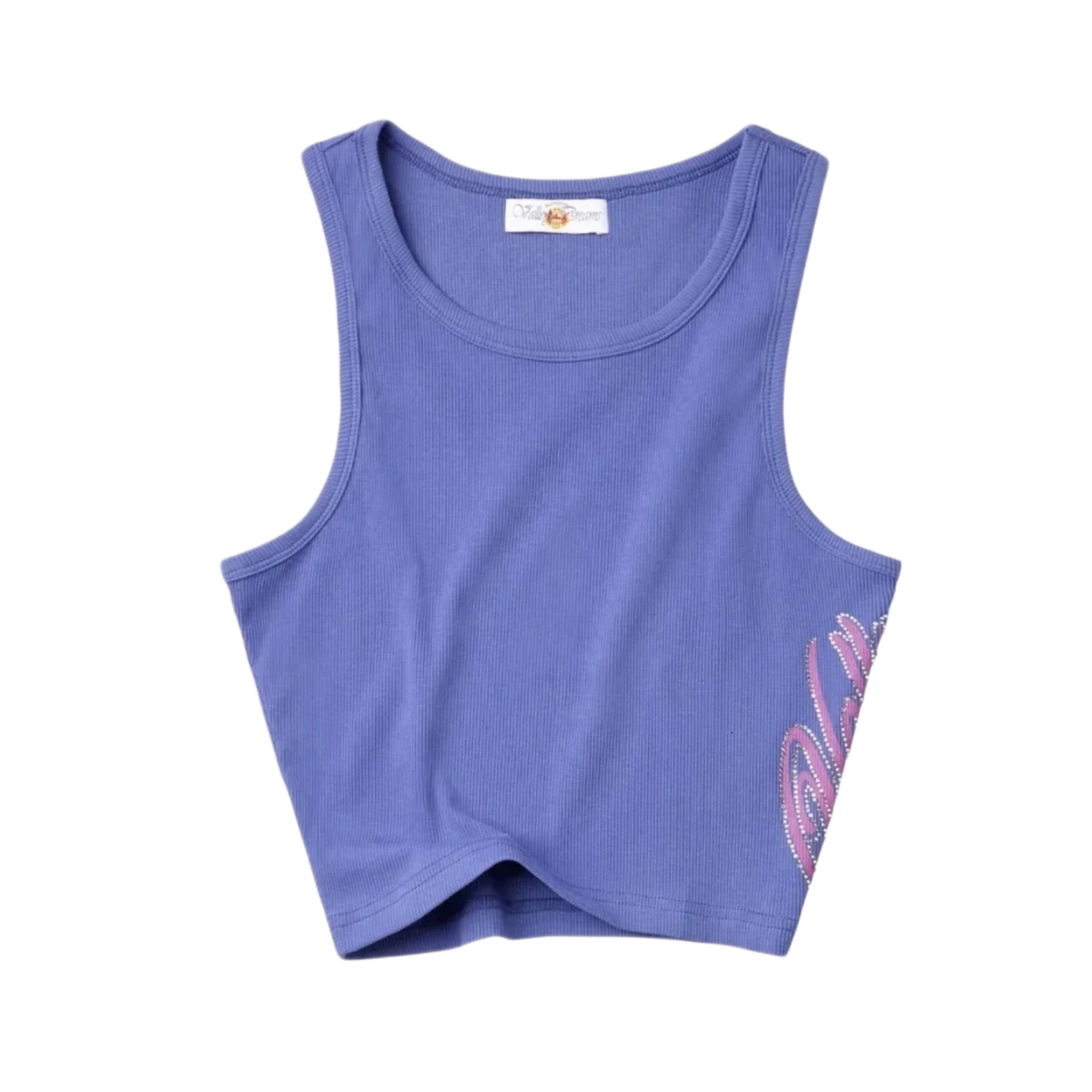 Vale Forever Bling Tank Top Blue