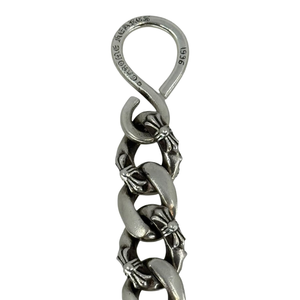 Chrome Hearts Silver Fancy Link Wallet Chain - 14.5 Inches