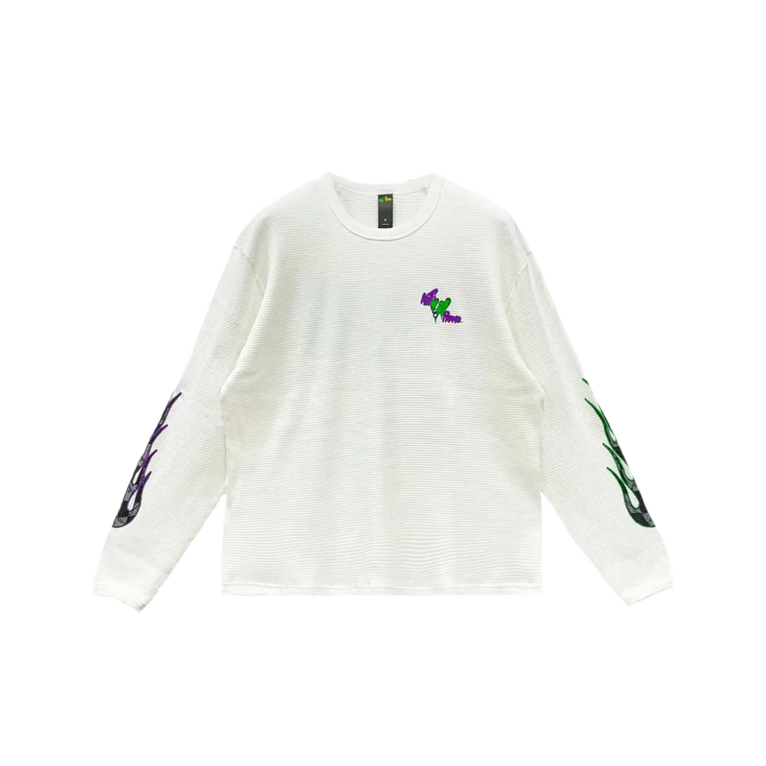 Matty Boy Anti-Promo Flames Thermal Tee White
