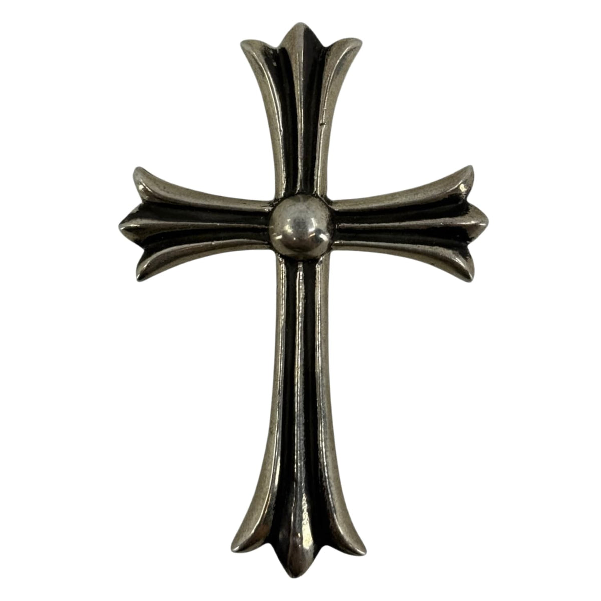 Chrome Hearts Silver Large Cross Pendant