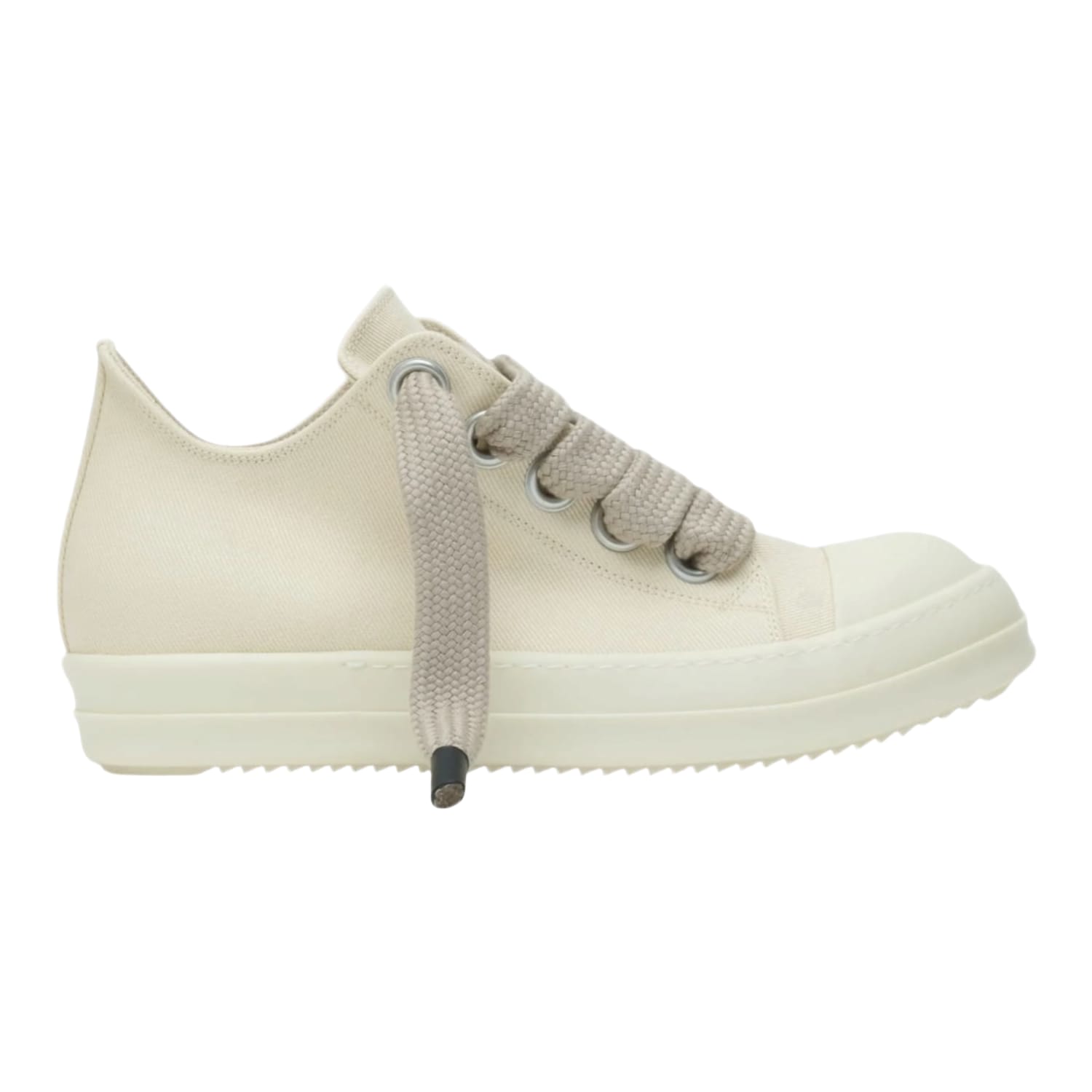 Rick Owens Women's DRKSHDW Jumbolace Low Sneaks in Milk/Milk