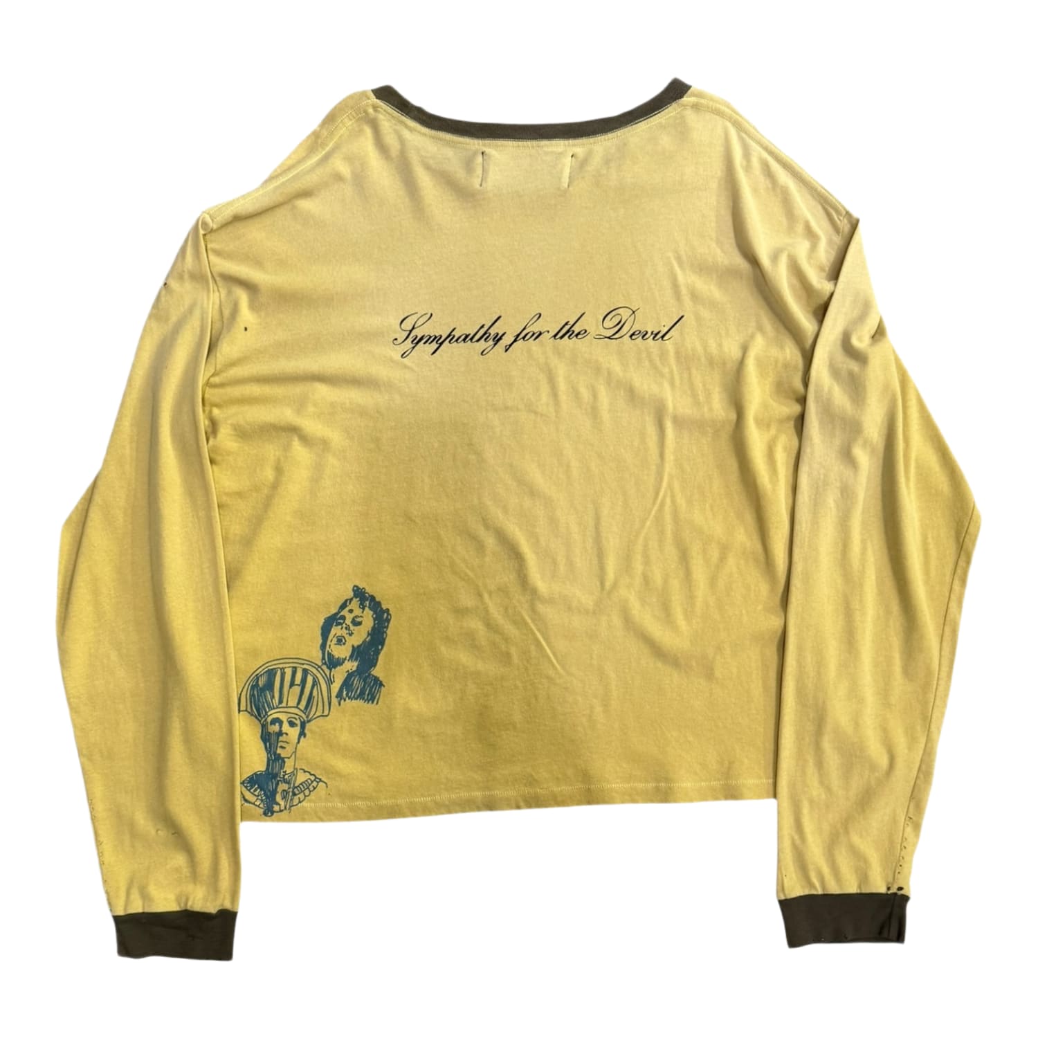 Paly Hollywood Rolling Stones Beggars L/S T-Shirt Yellow