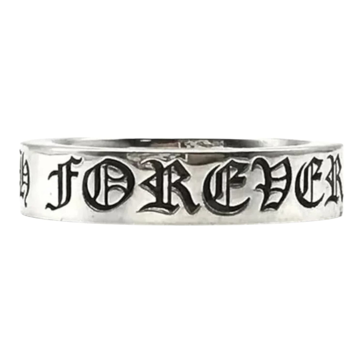 Chrome Hearts Silver Forever Ring - US Size 11.5