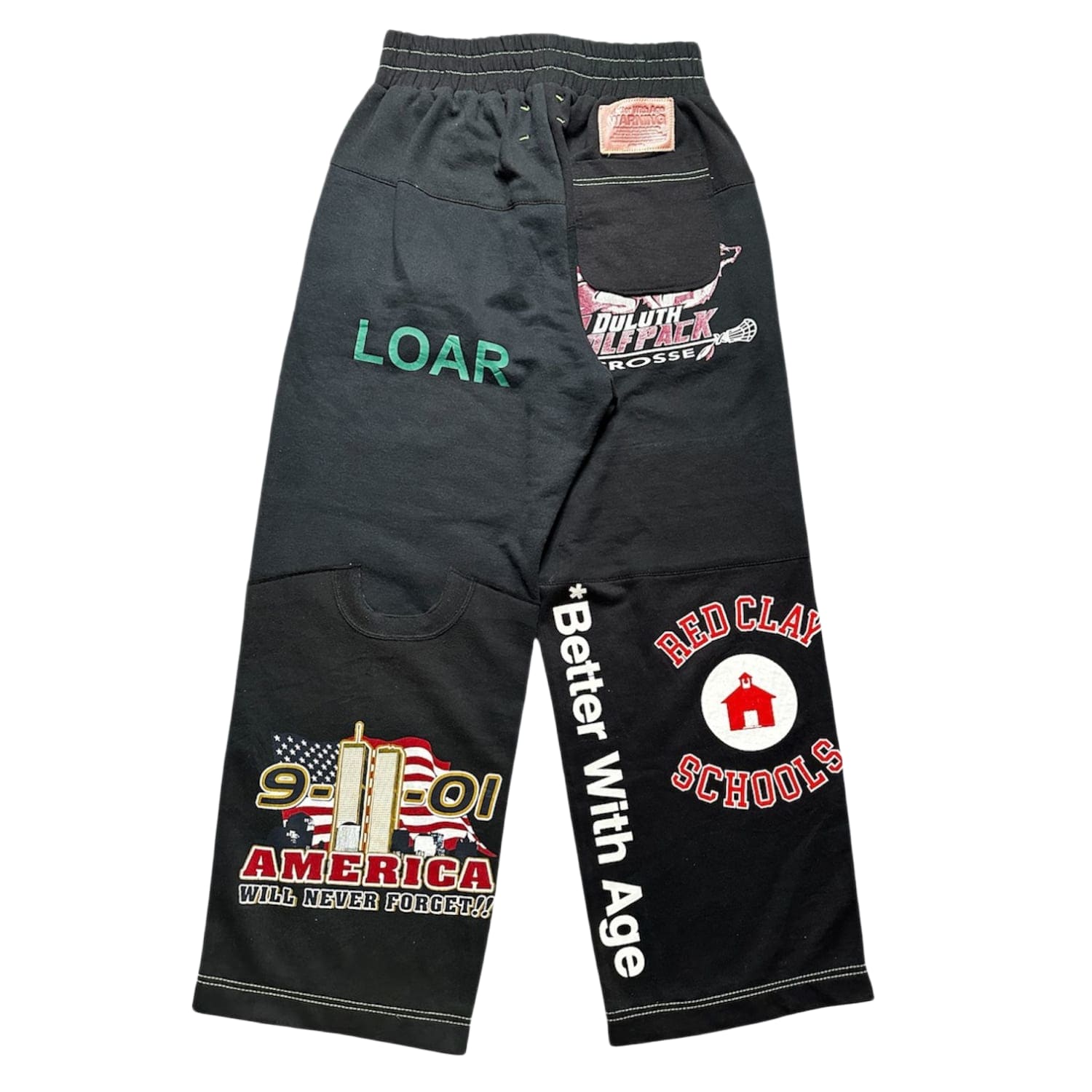 Better With Age Remoir Reconstructed Sweatpants Black - 2