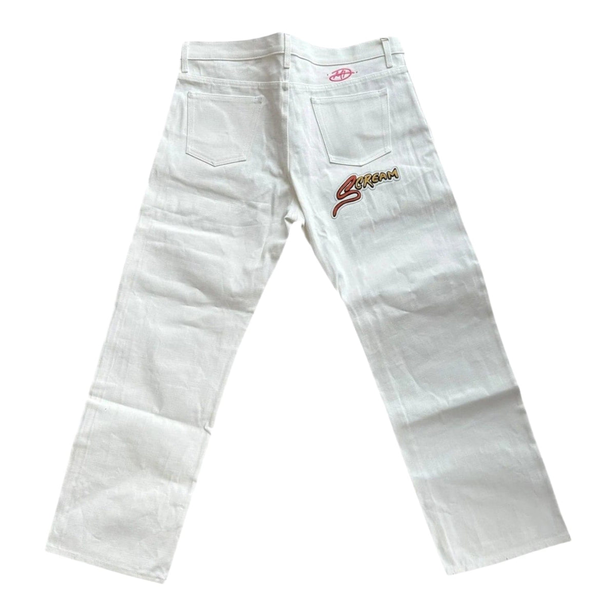Matty Boy Anti Promo Patch Jeans White