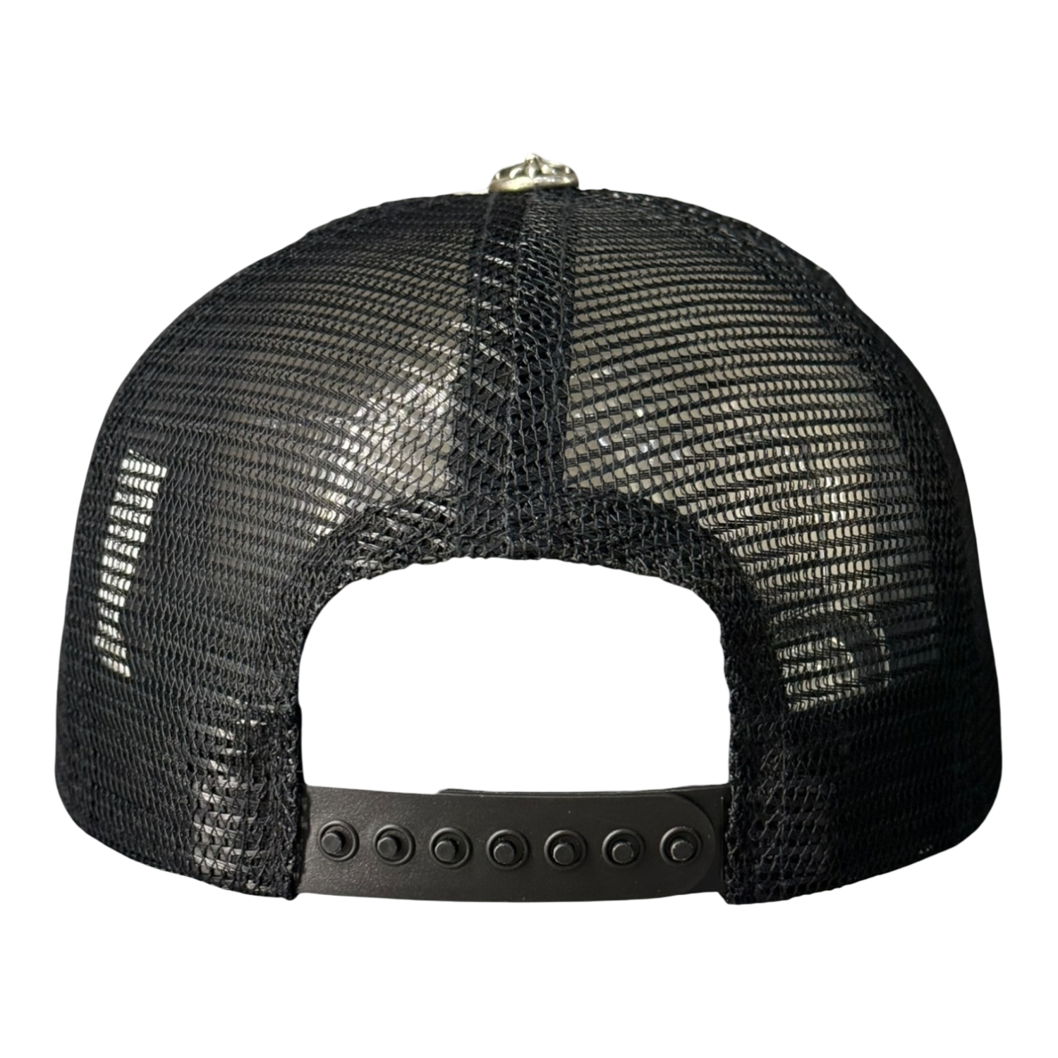 Chrome Hearts FUCK Hollywood Trucker Hat Black/White