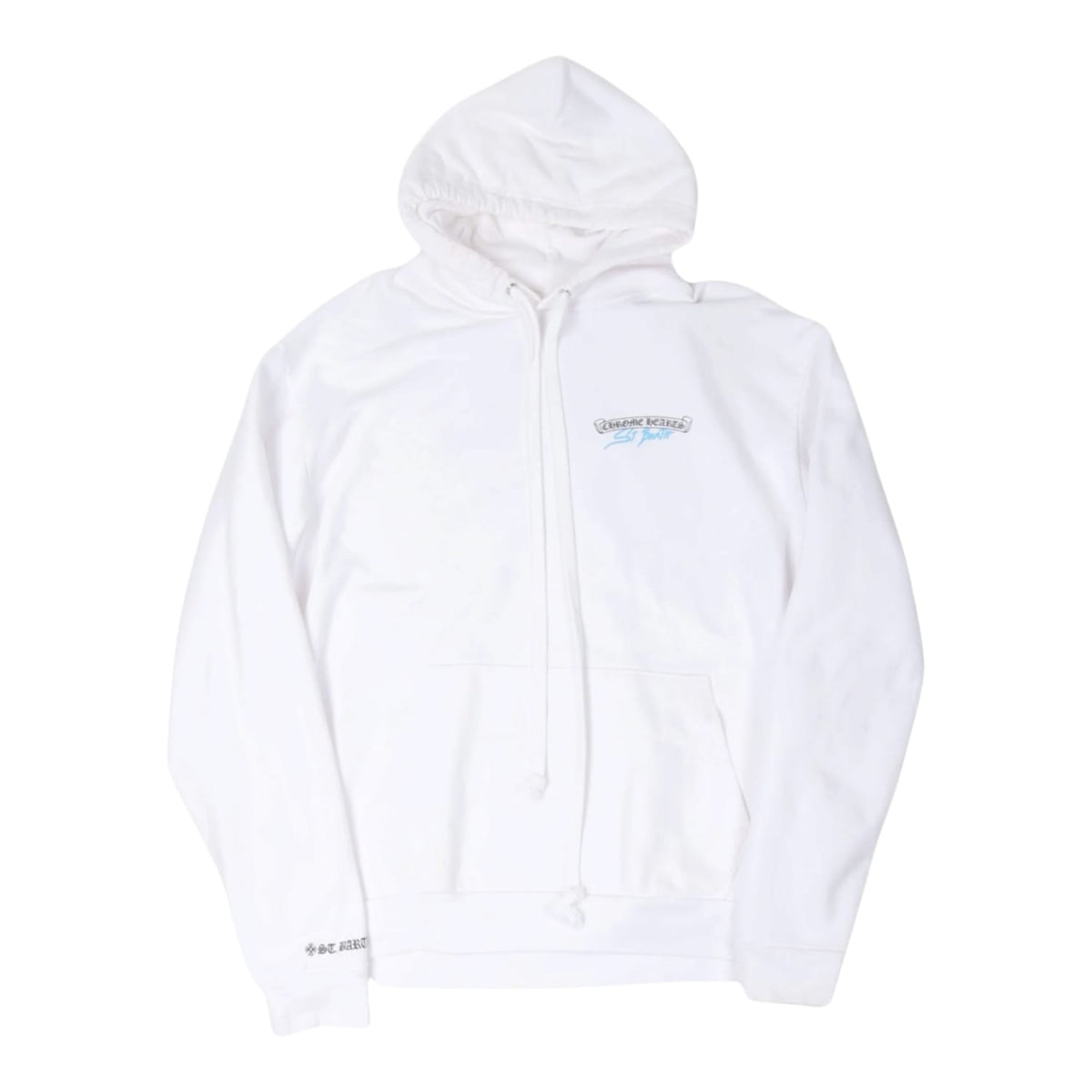 Chrome Hearts St. Barth Exclusive Horseshoe Hoodie White