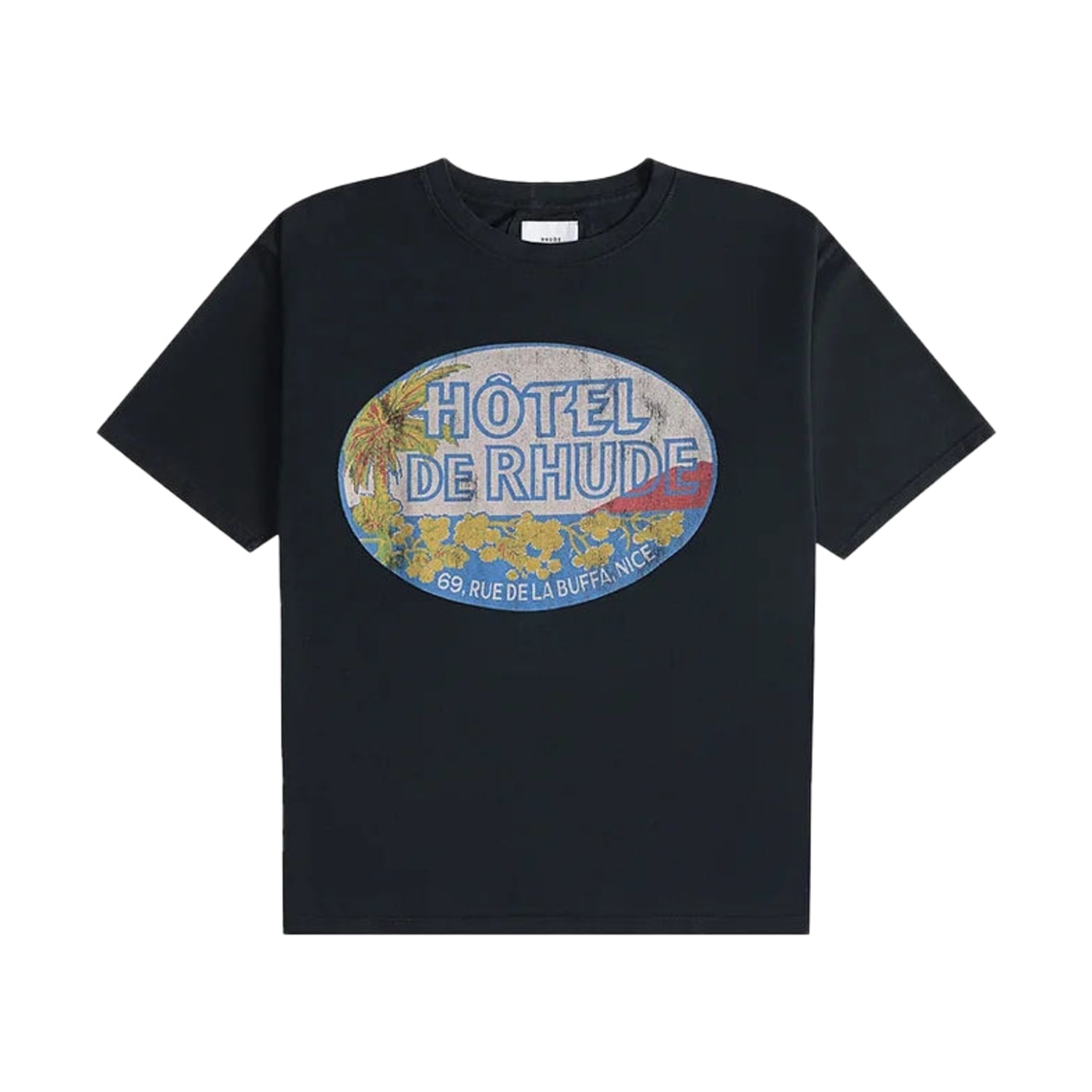 Rhude Black Dimora T-Shirt