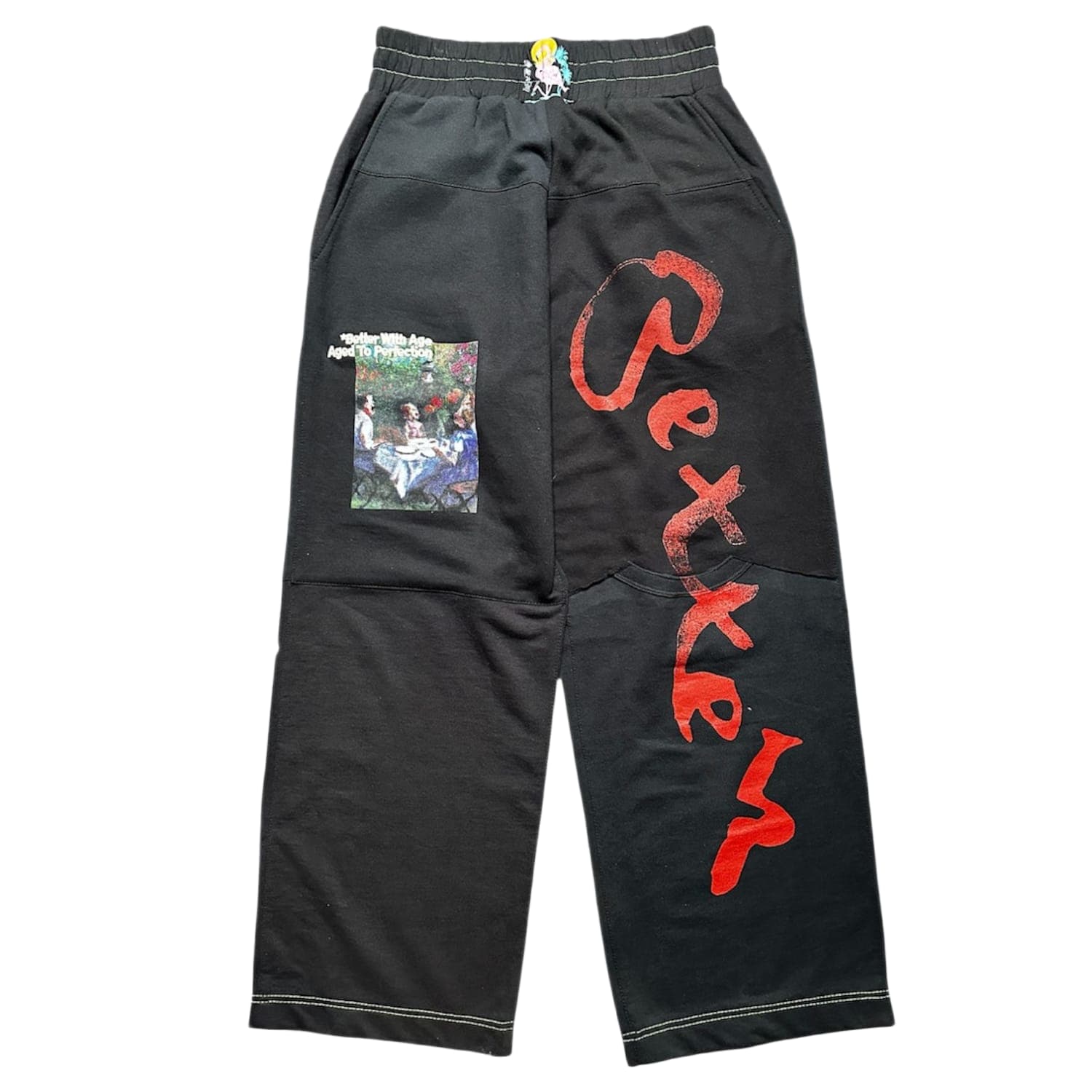 Better With Age Remoir Reconstructed Sweatpants Black - 2