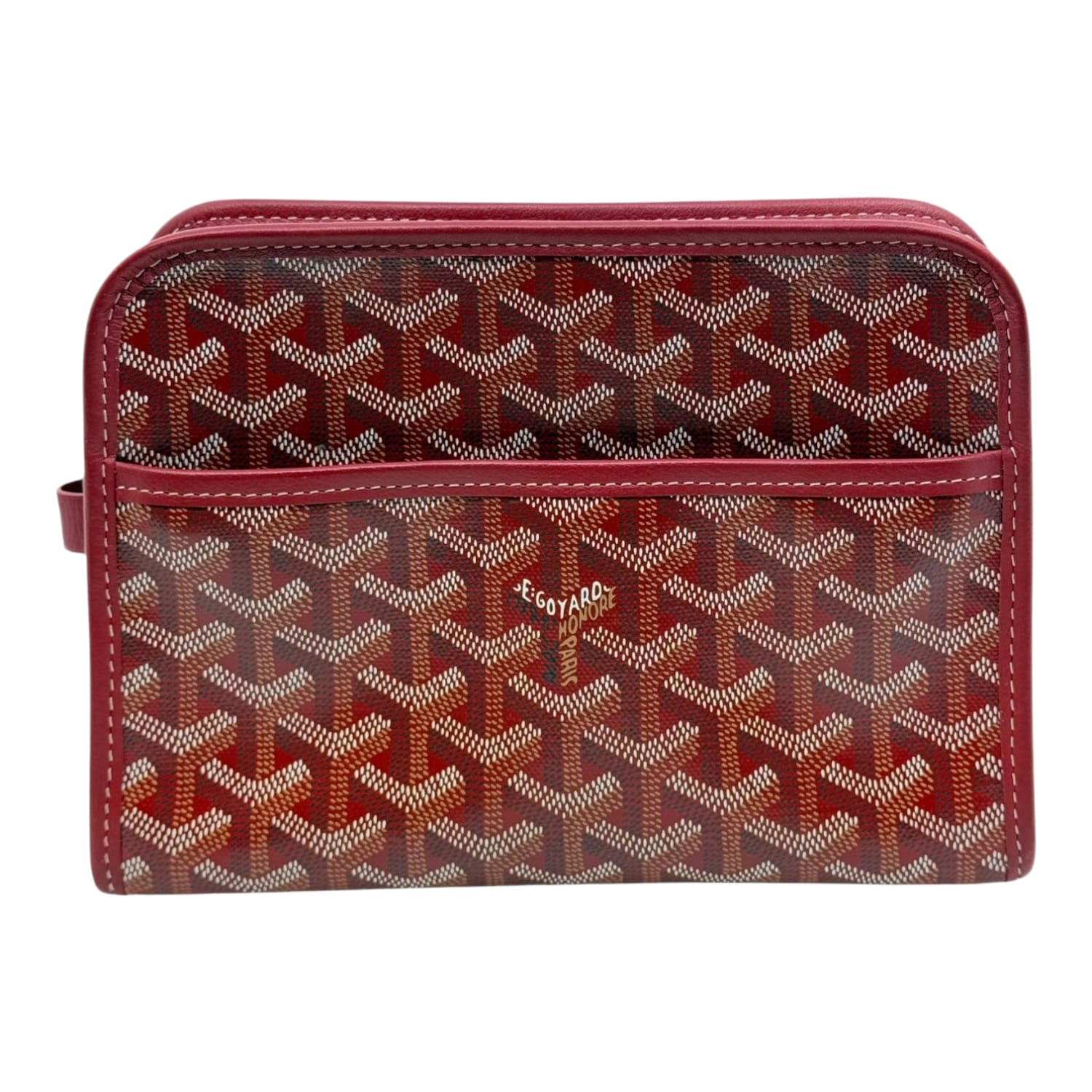 Goyard Jouvence Toiletry Bag PM Red