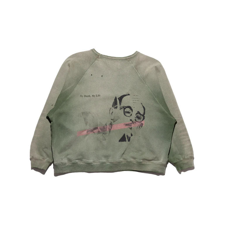 Enfants Riches Déprimés My Death My Life Raglan Sweatshirt Gardener Green