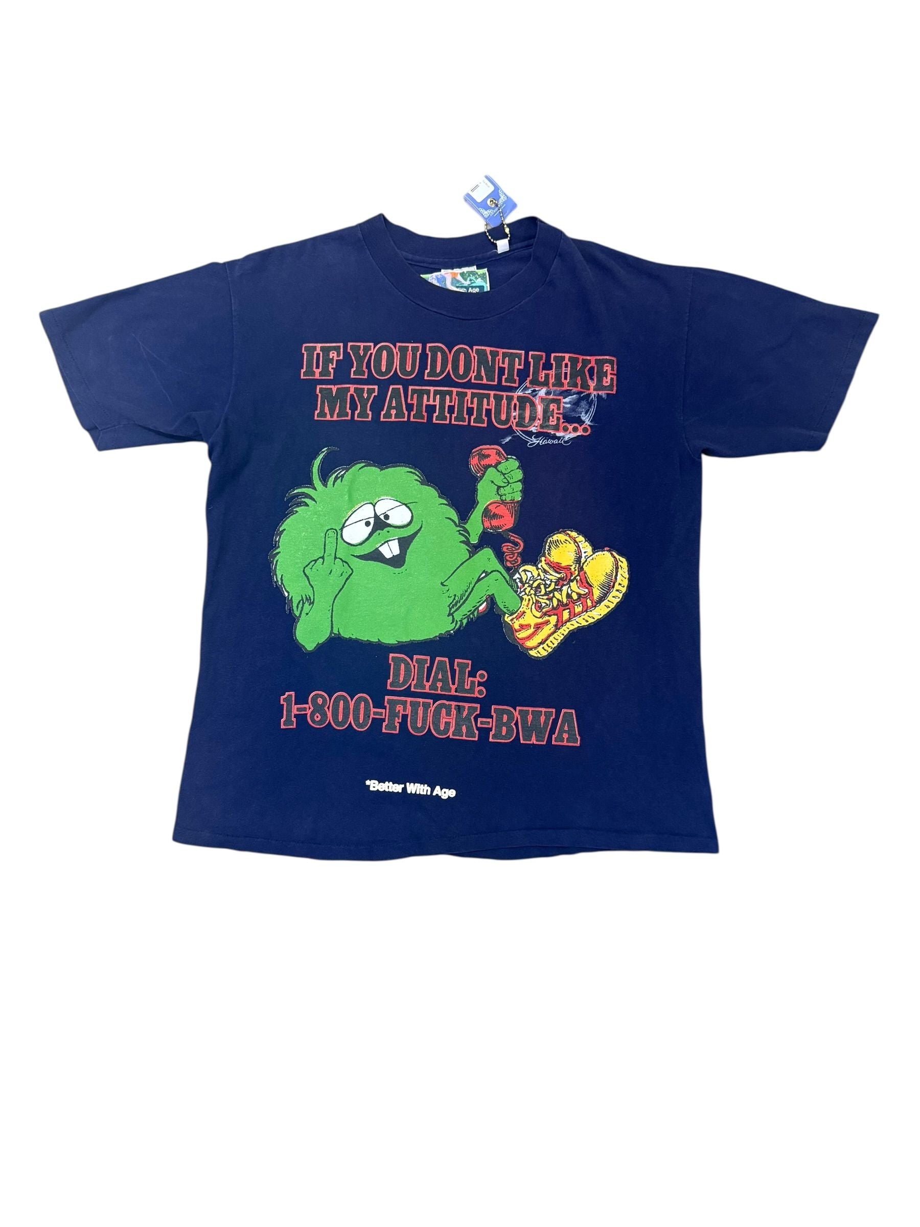 Better With Age Dickhead Tee Blue/Multi
