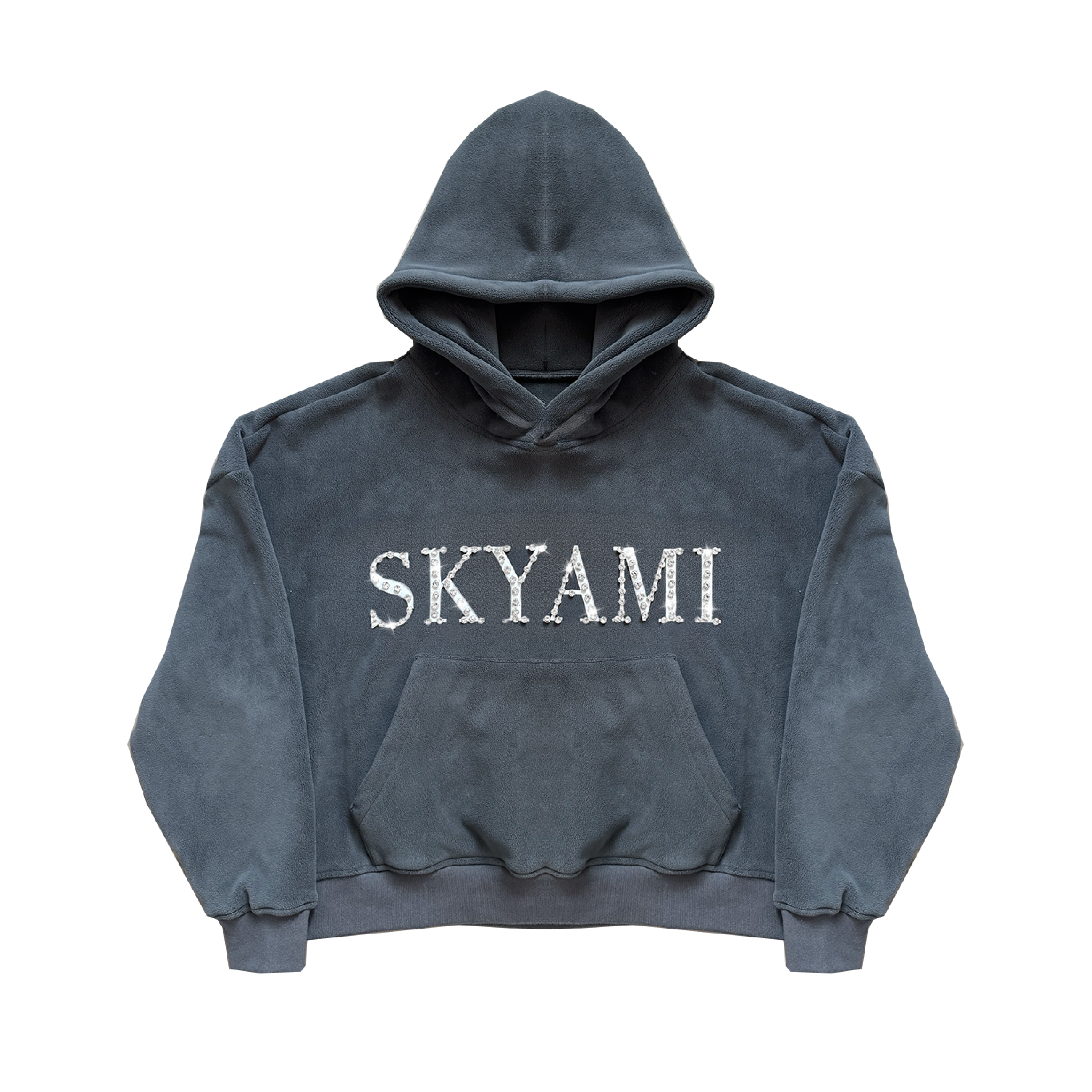 77 Studios Rhinestone Models Hoodie
