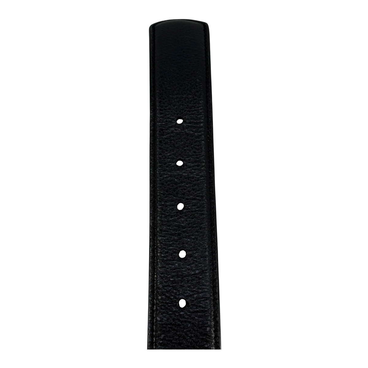 Chrome Hearts Black Leather Belt Strap - Size 30