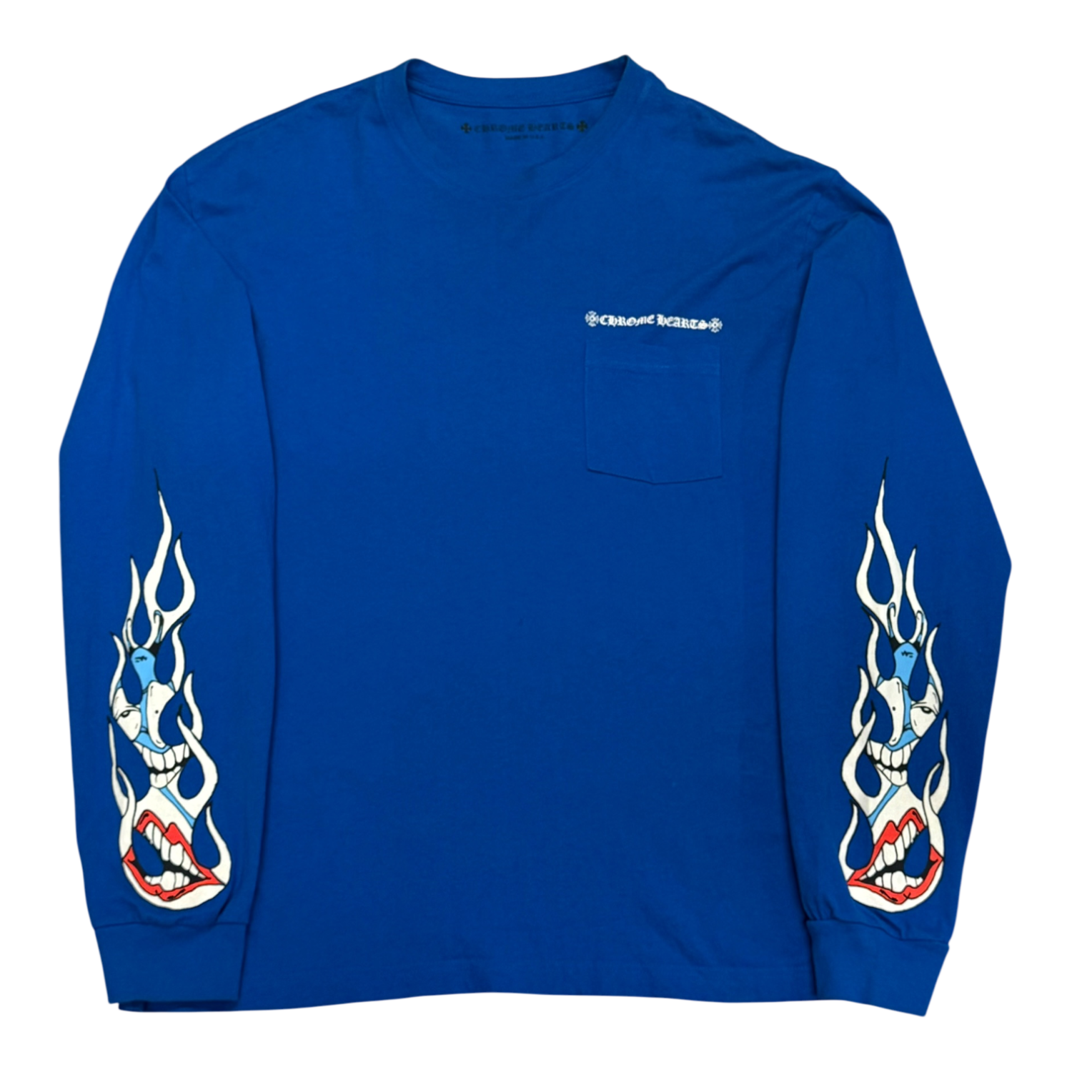 Chrome Hearts Matty Boy Space L/S T-shirt Blue