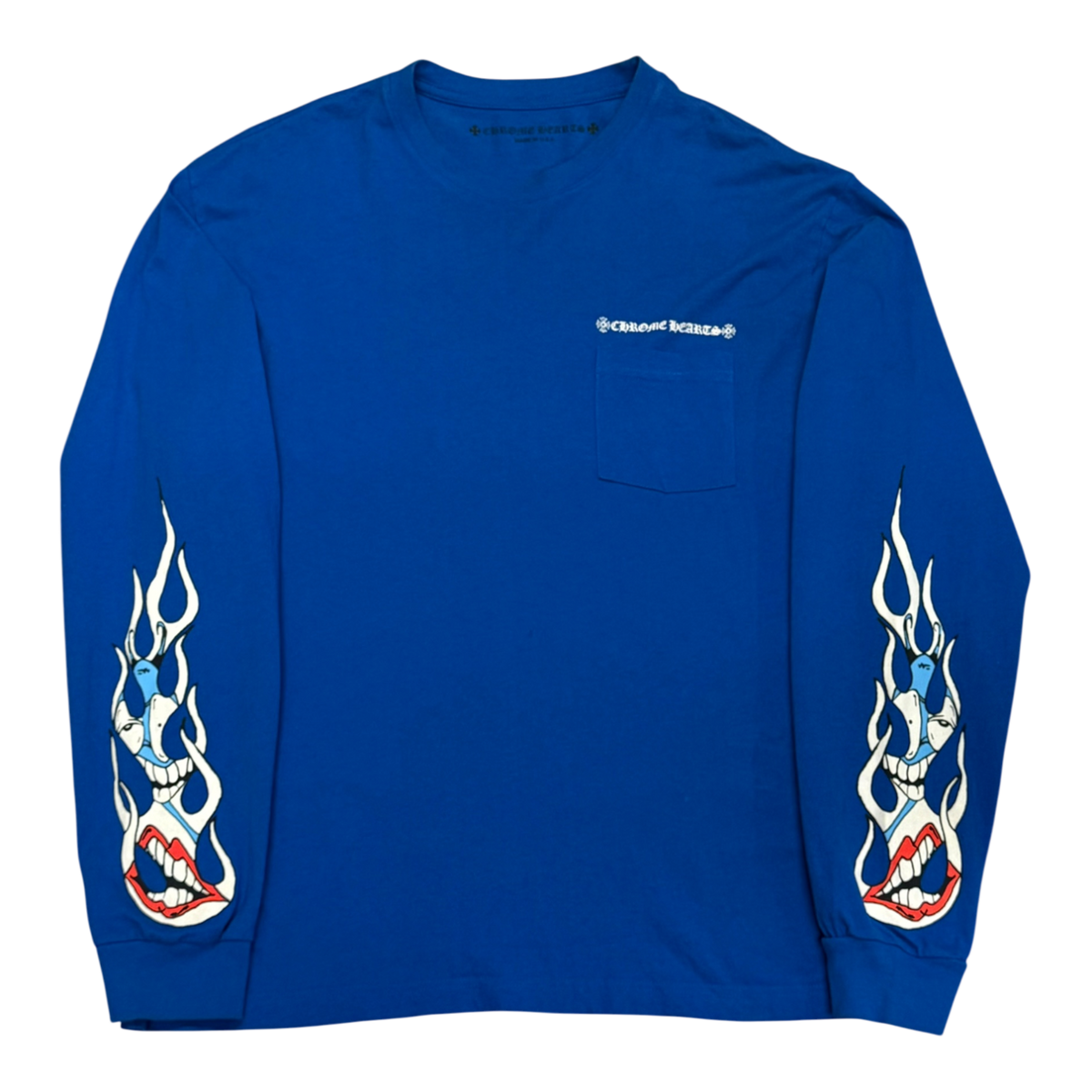 Chrome Hearts Matty Boy Space L/S T-shirt Blue