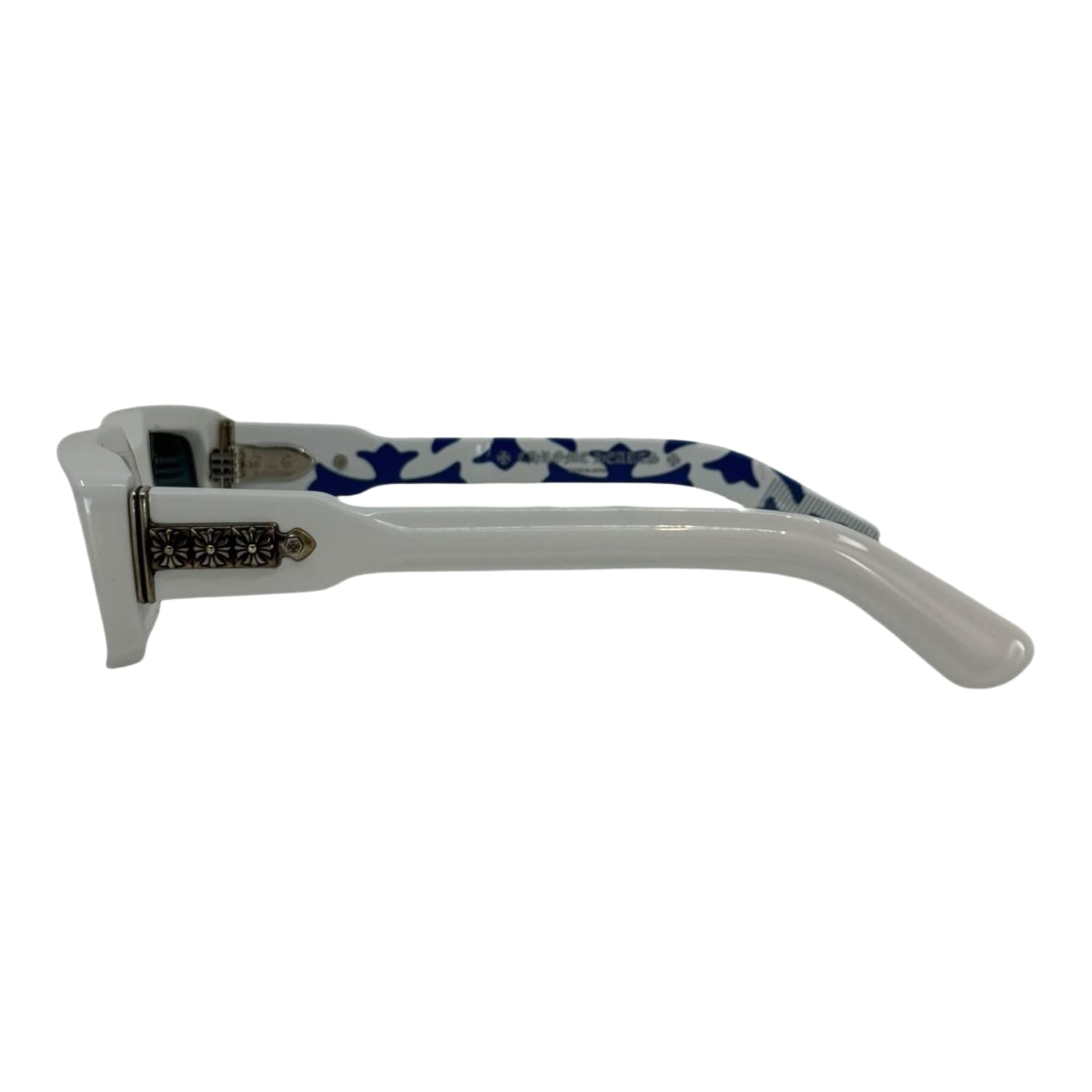Chrome Hearts Zelda White/Blue/Silver Sunglasses