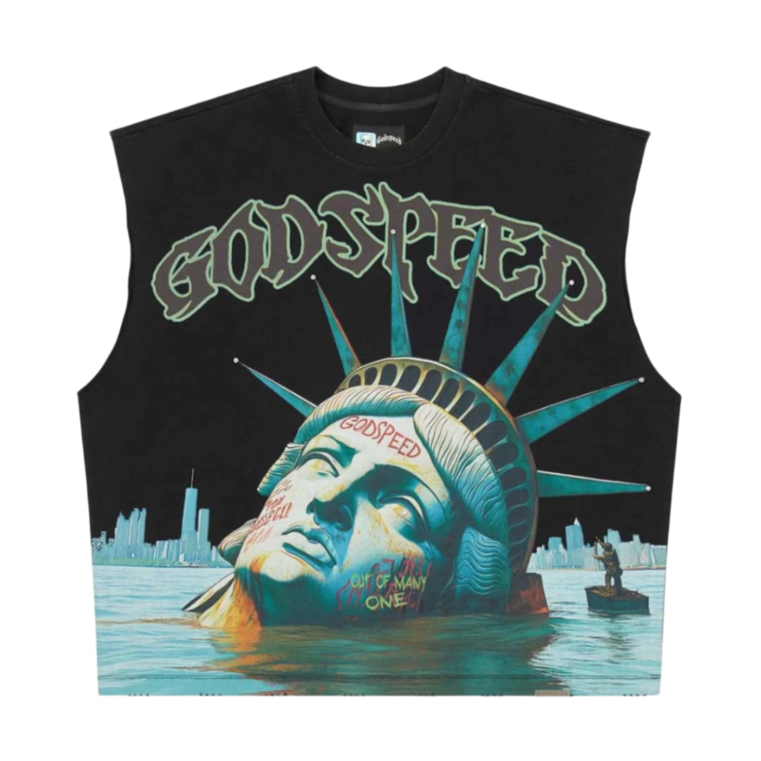 Godspeed Sunken Liberty Sleeveless T-shirt Black