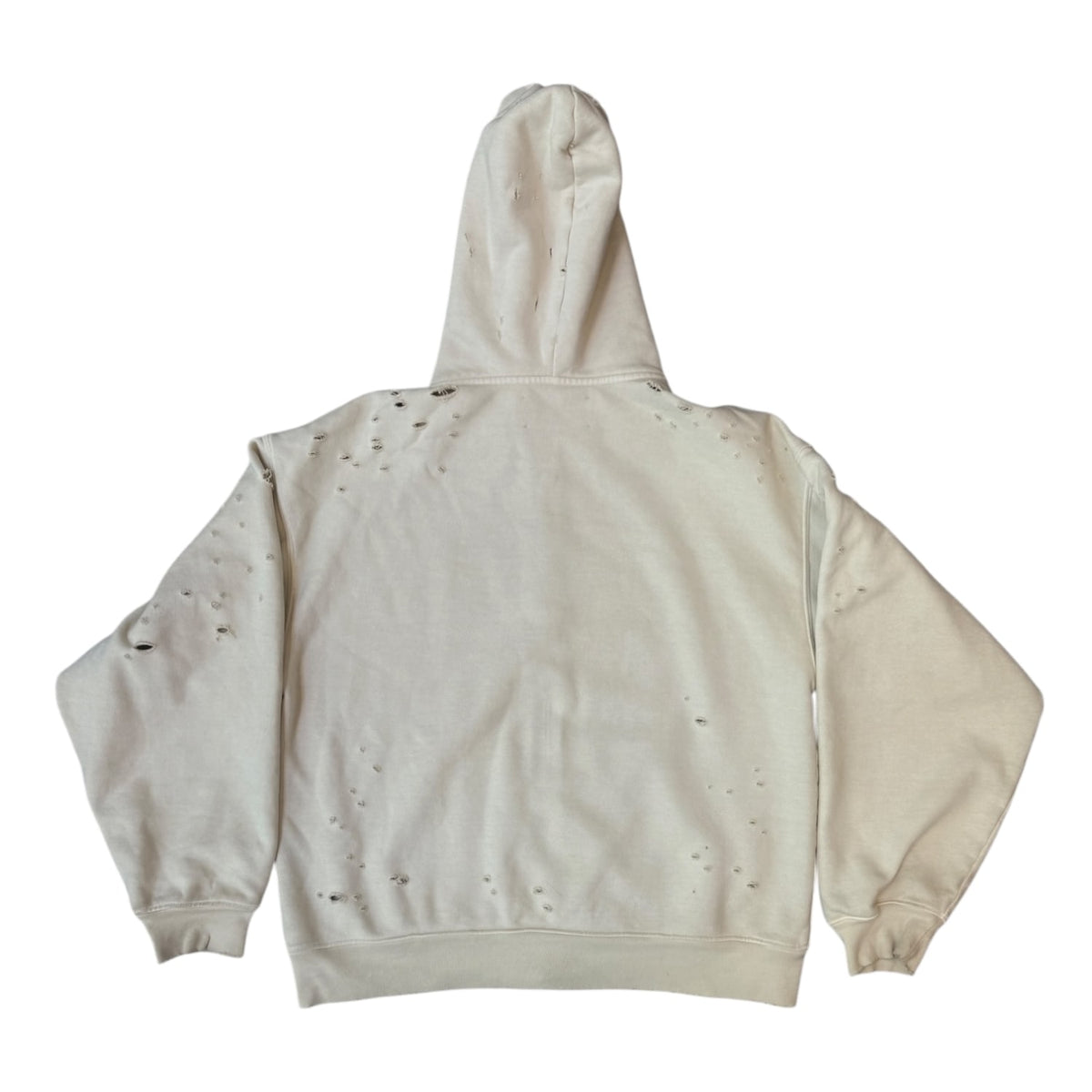 Satoshi Nakamoto Motoslug Zip Hoodie Vintage White