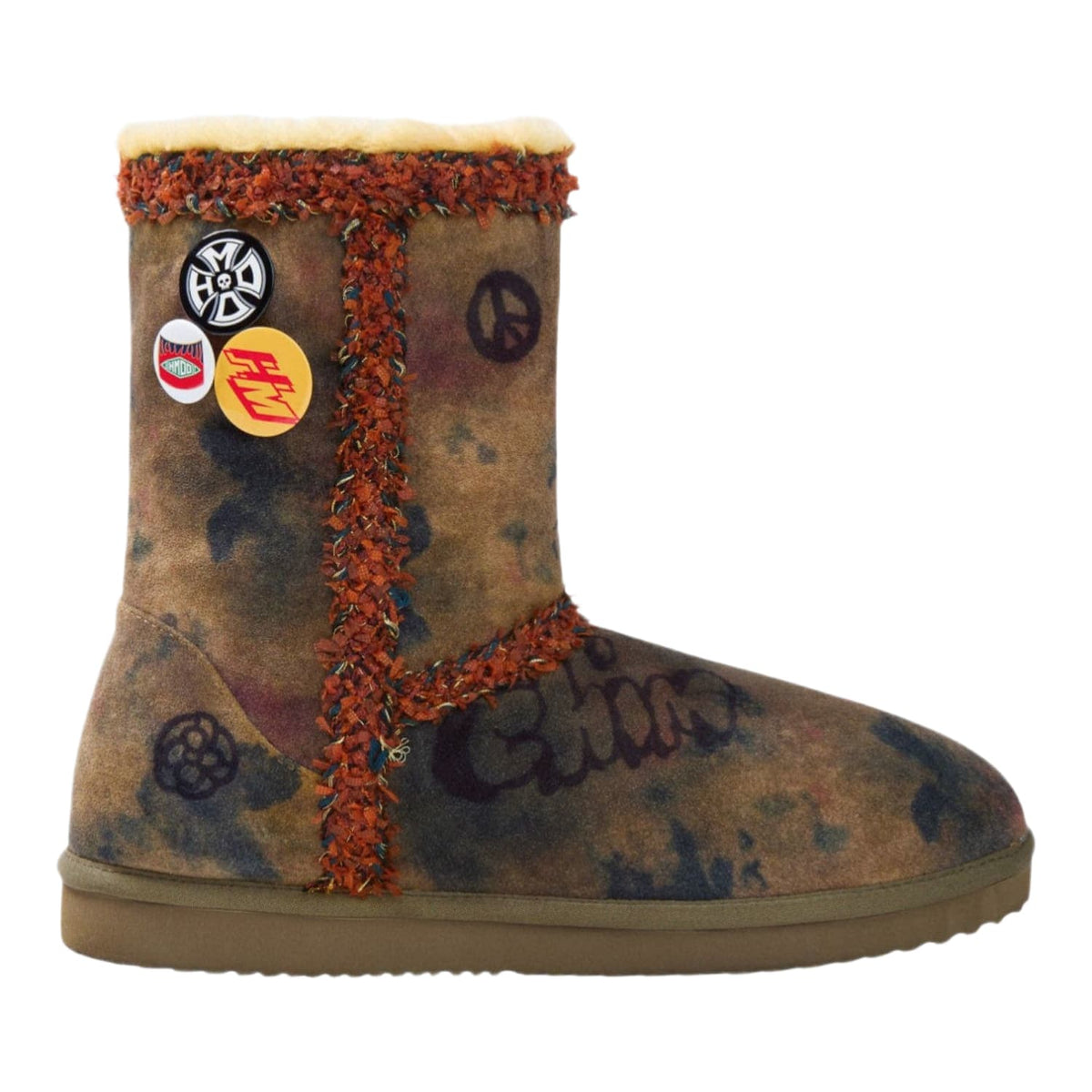 Happy Memories Don't Die HMDD Graffiti Boot
