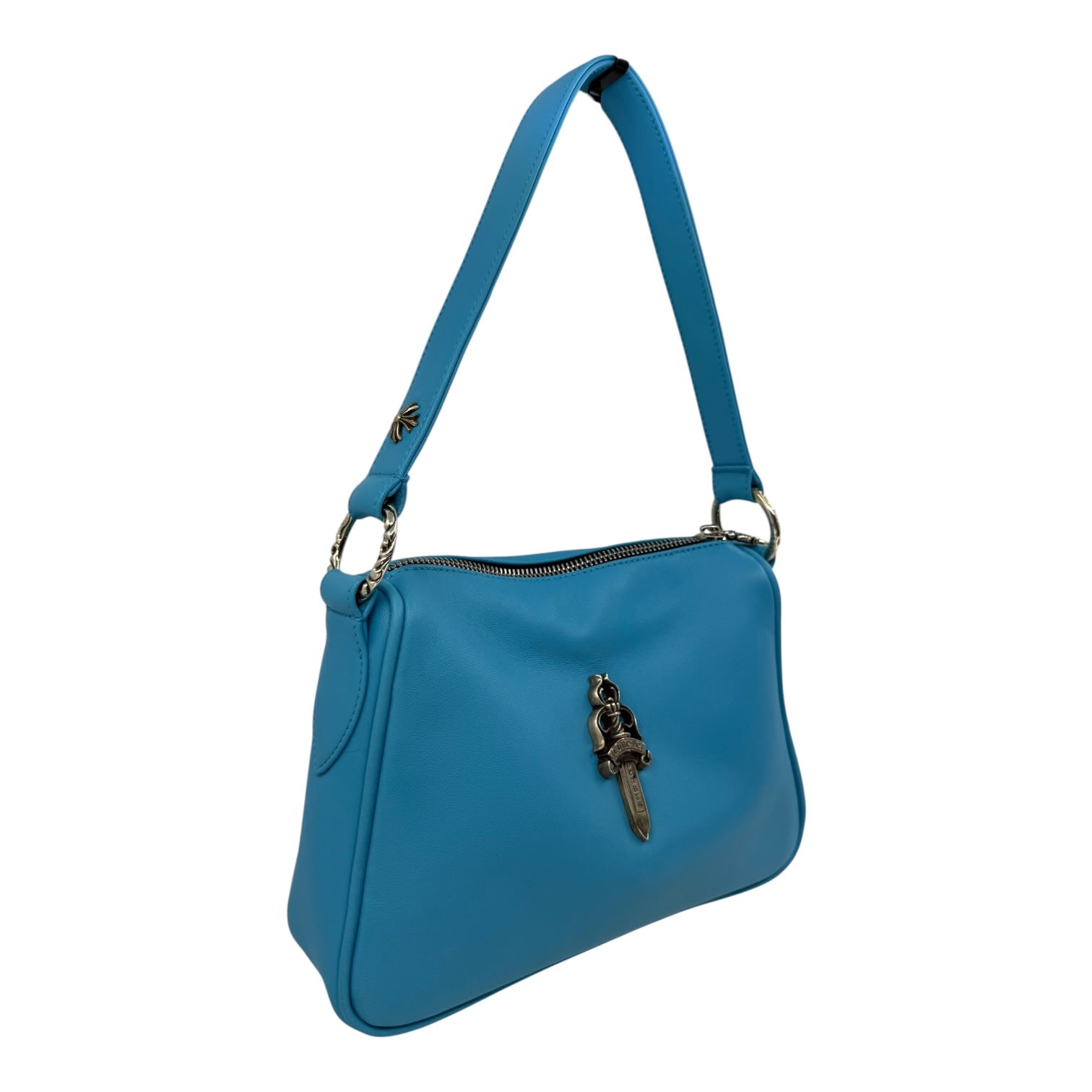 Chrome Hearts Silver Dagger Blue Nugget Bag