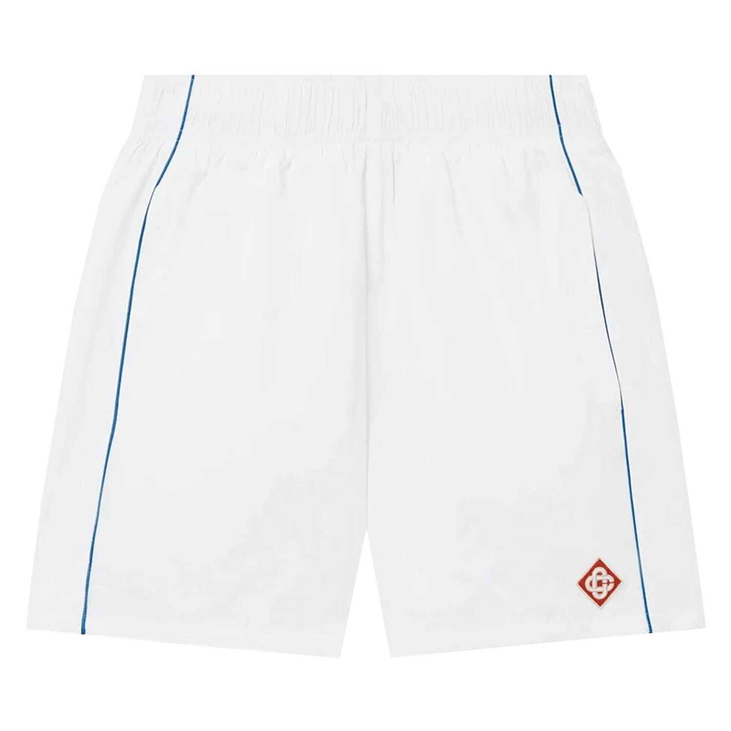 Casablanca Printed Windbreaker Shorts 'Taffeta Midnight/Acropolis'
