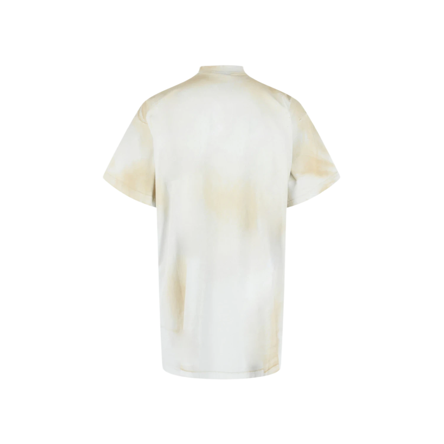 Balenciaga Oversized Embroidered Skater T shirt Dirty White