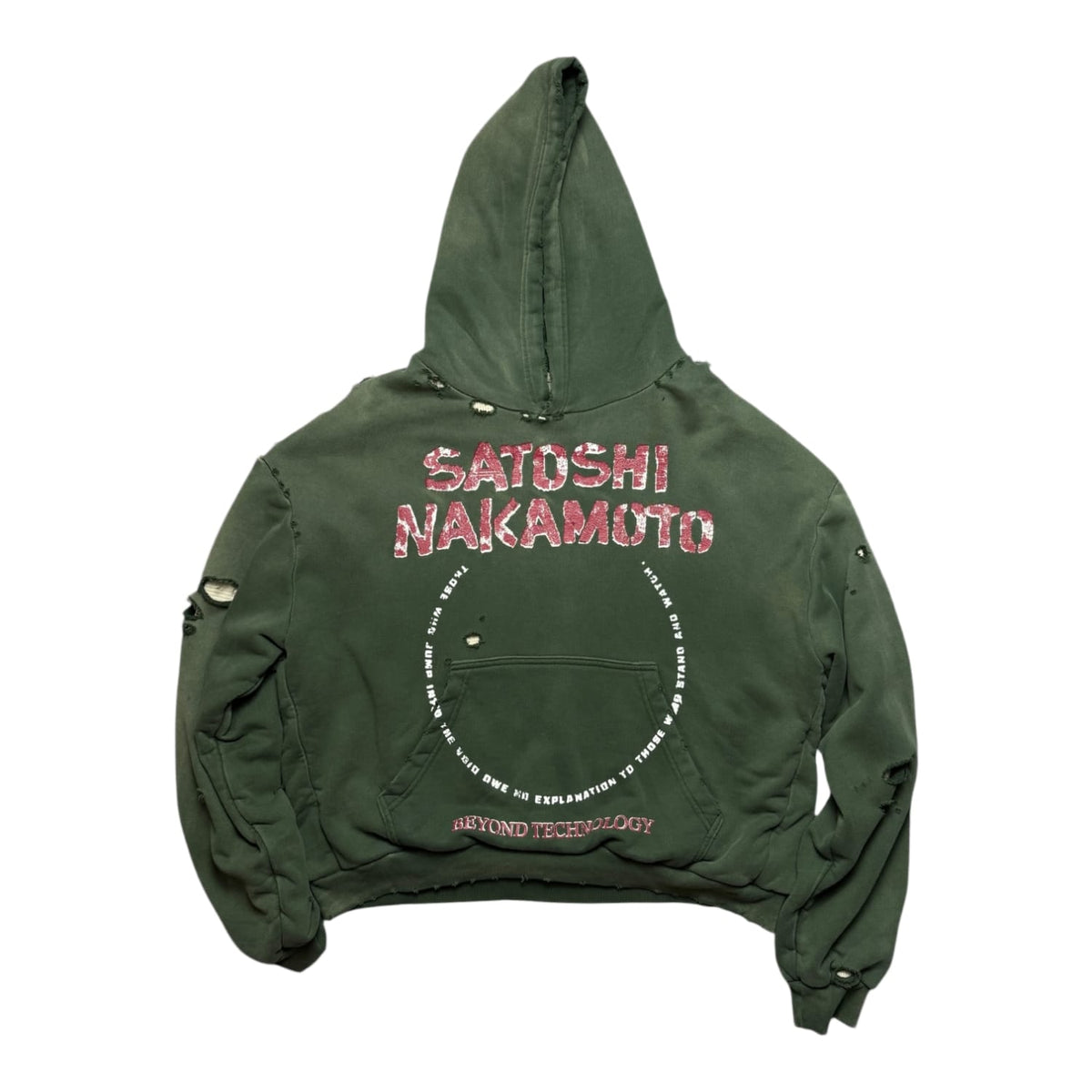 Satoshi Nakamoto Beyond The Tech Thermal Pullover Hoodie