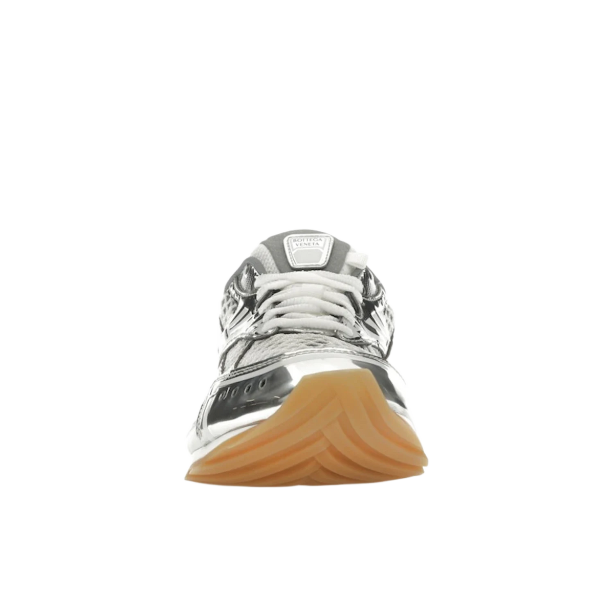 Bottega Veneta Orbit Runner Silver White