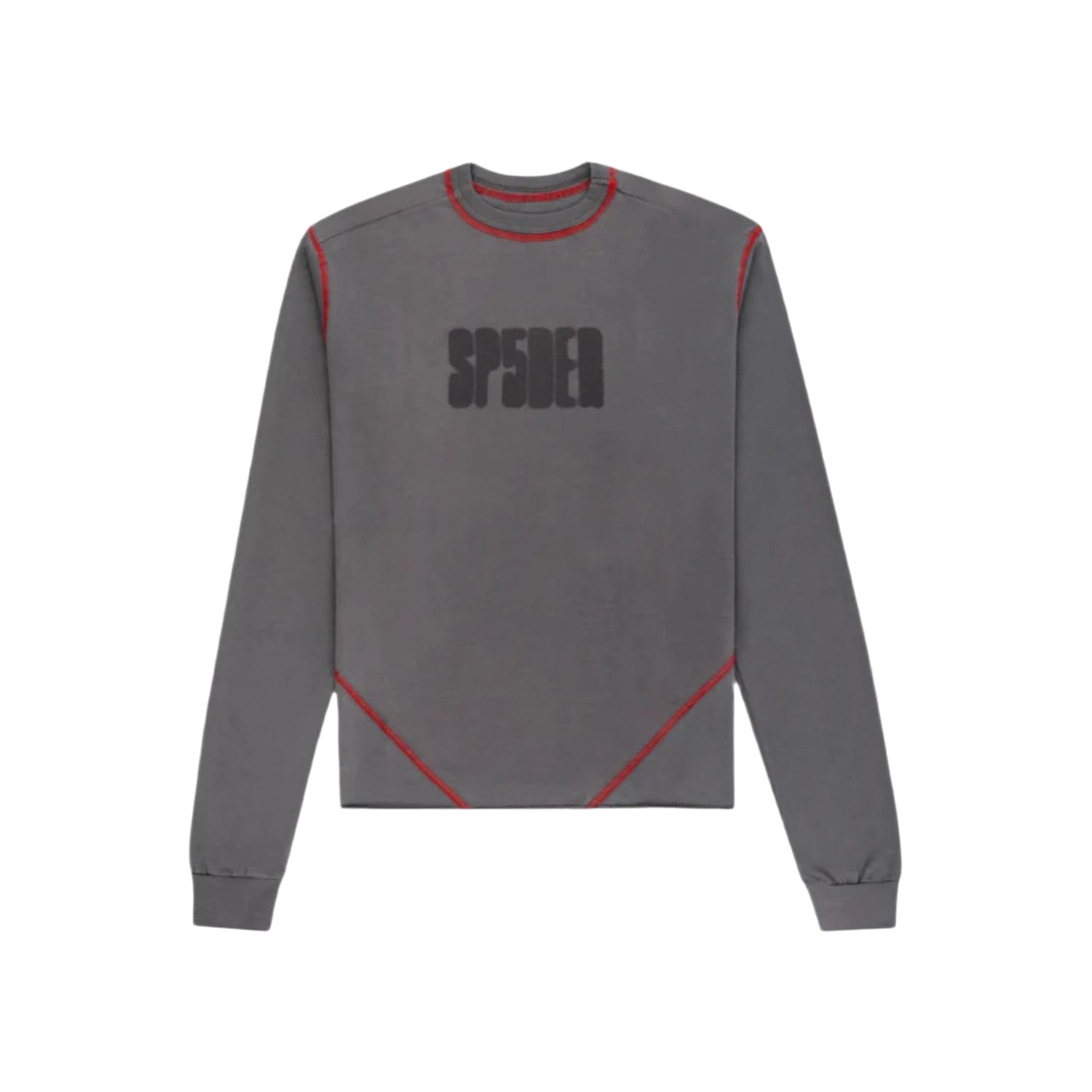 Sp5der Contrast Stitch L/S Shirt Taupe