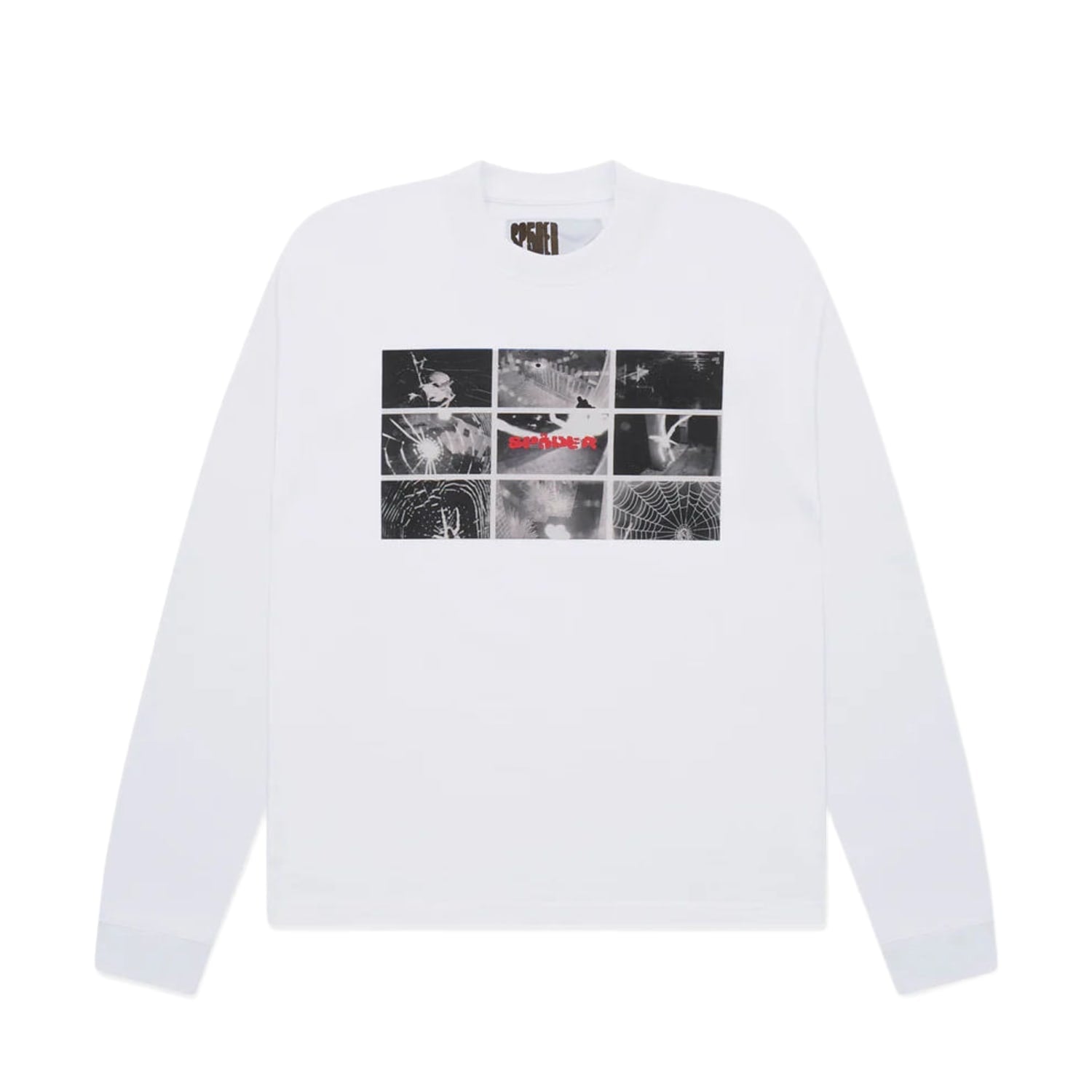 Sp5der Web Monitor L/S Heavyweight Tee White