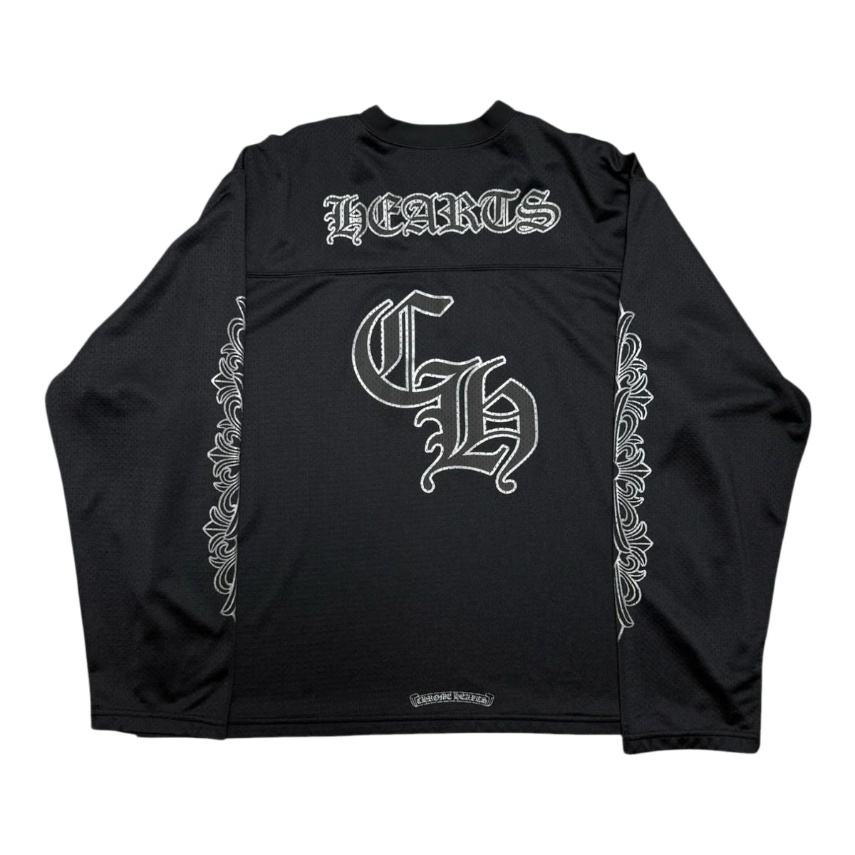 Chrome Hearts Stadium Mesh L/S Warm Up Jersey Black