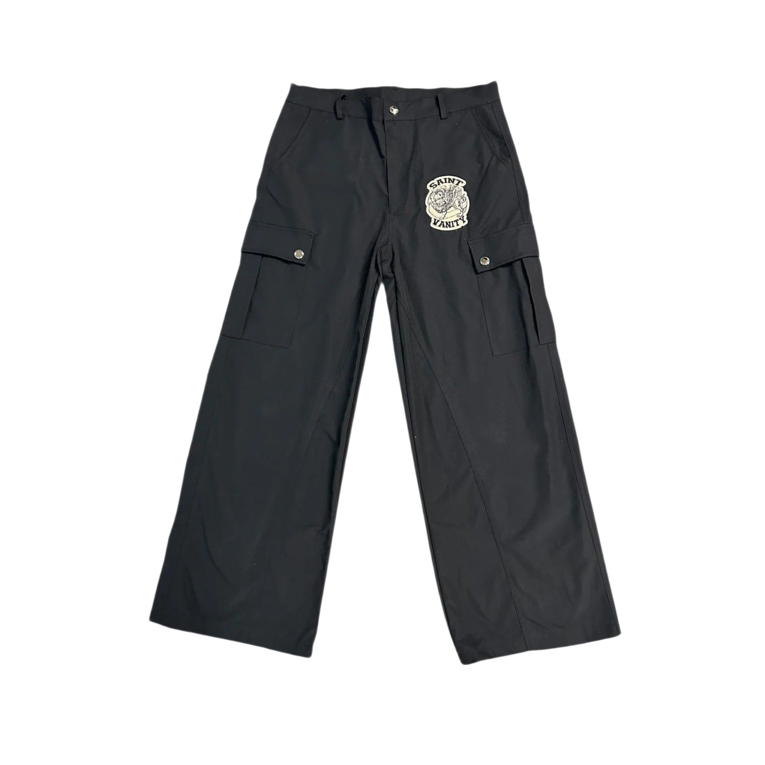 Saint Vanity Nylon Cargo Pants Black