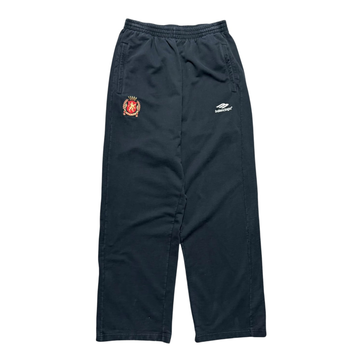 Balenciaga Soccer Baggy Sweatpants Black