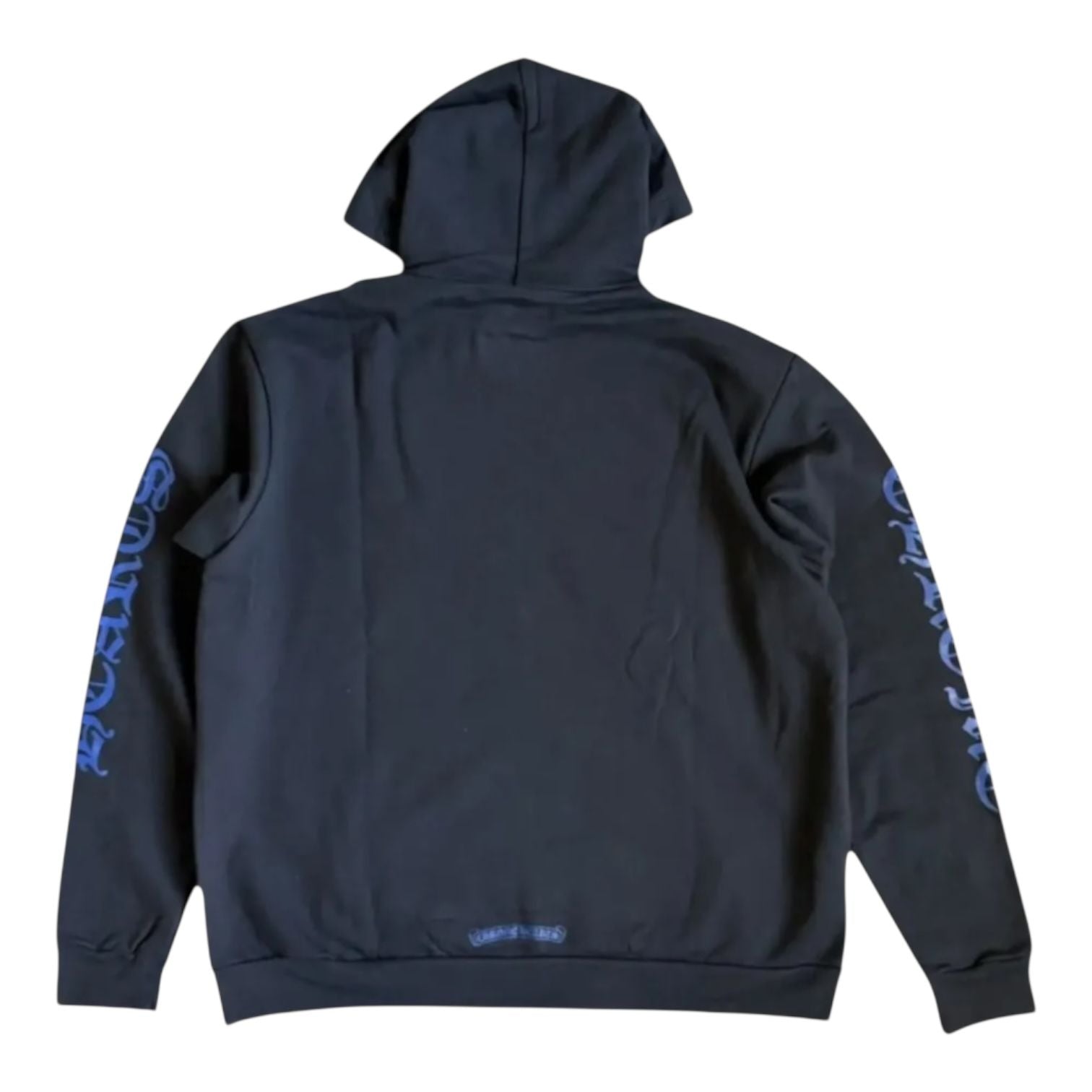 Chrome Hearts Vertical Logo Hoodie Black/Blue