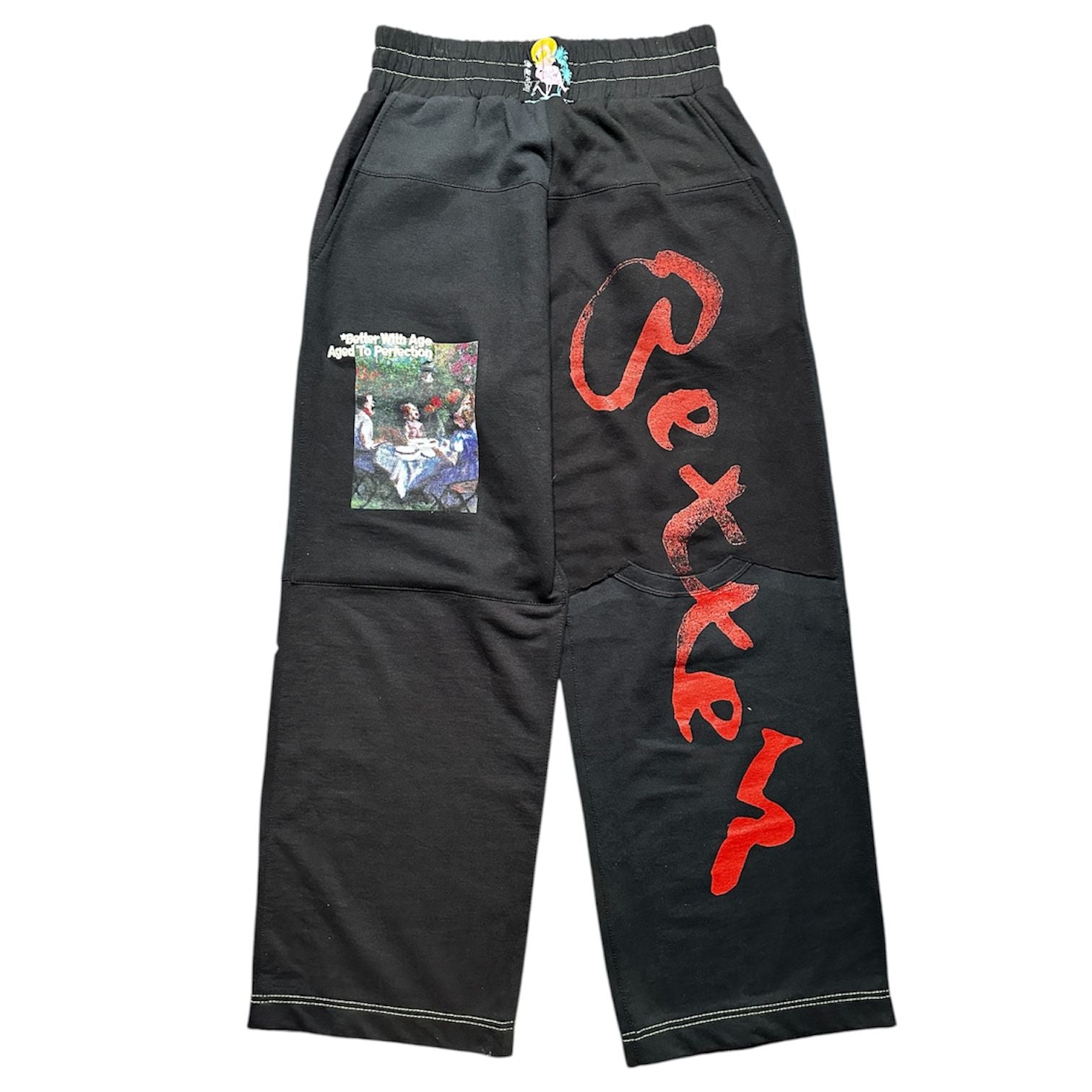 Better With Age Remoir Reconstructed Sweatpants Black - 2