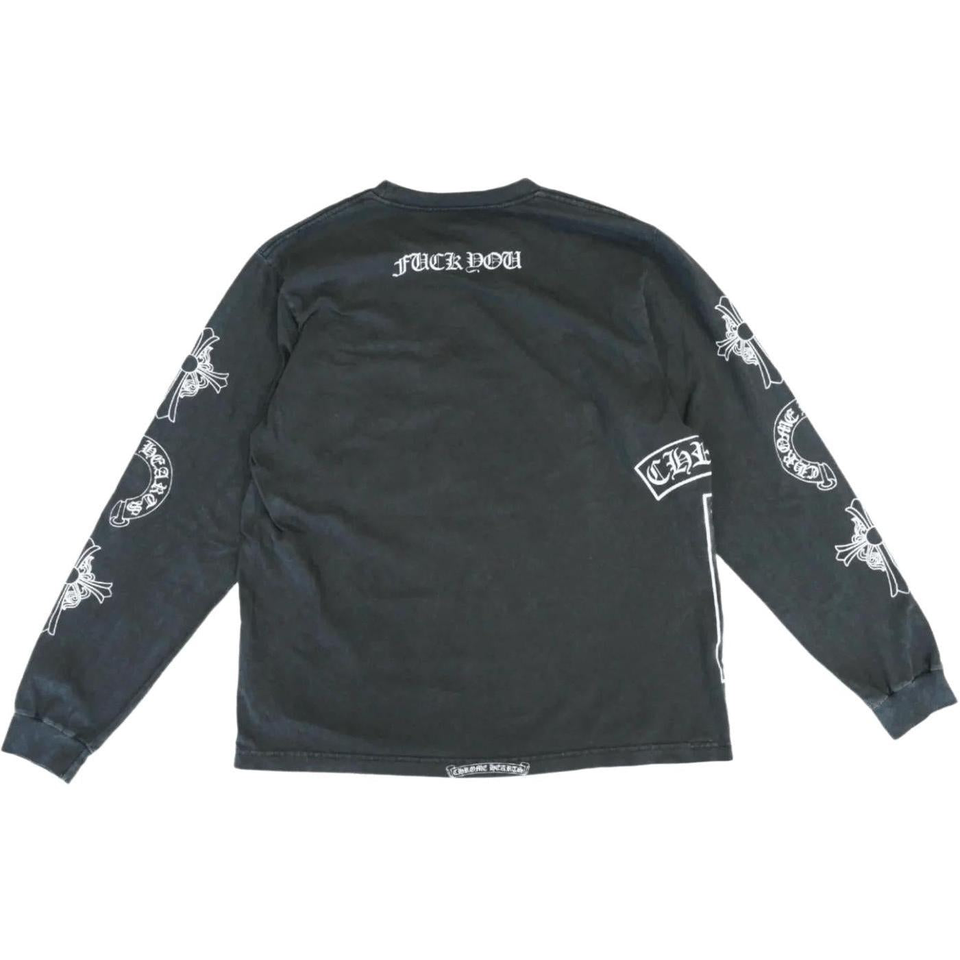 Chrome Hearts Soap and Water L/S T-Shirt Vintage Black