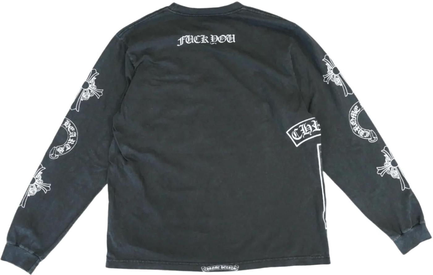 Chrome Hearts Soap and Water L/S T-Shirt Vintage Black