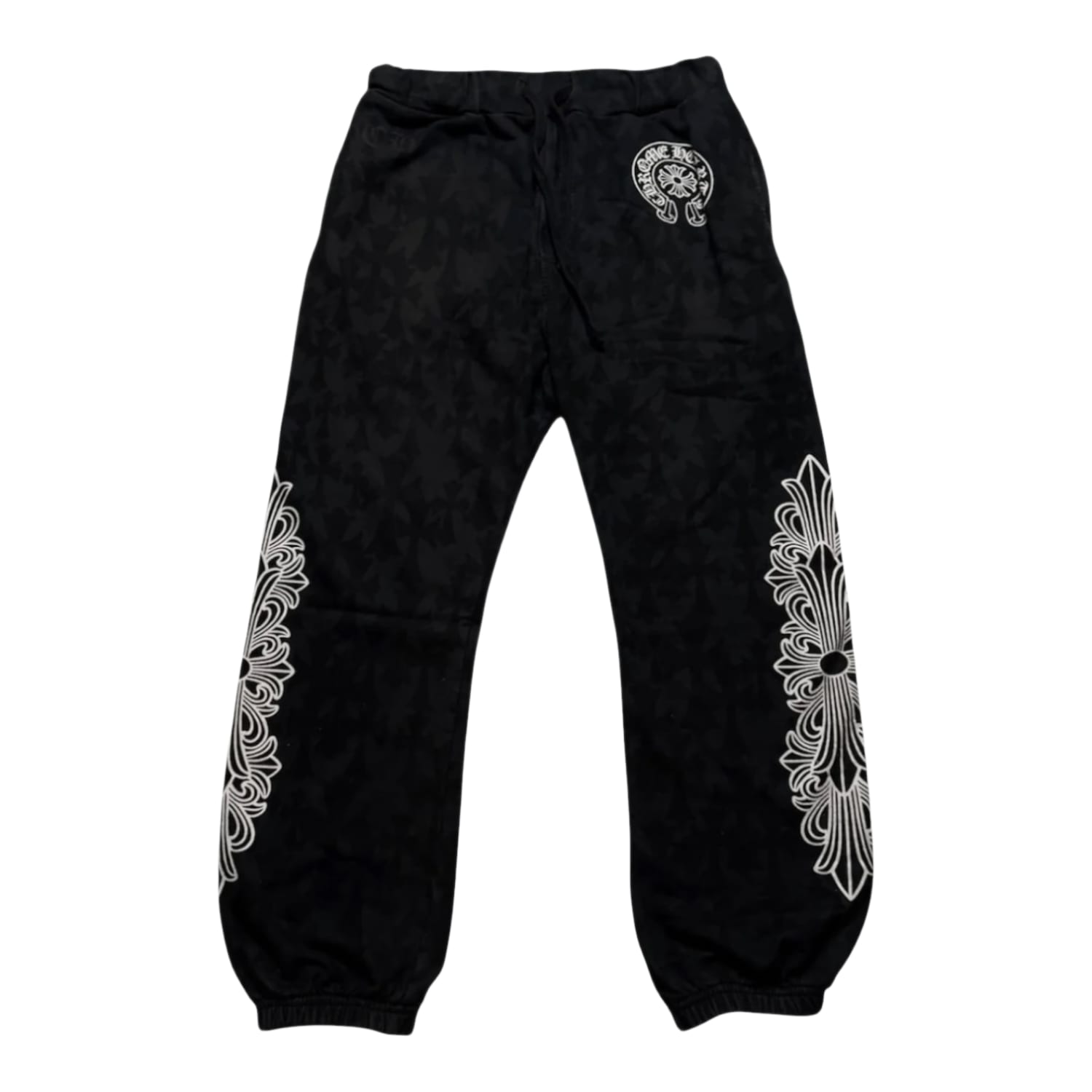 Chrome Hearts Horseshoe Floral Monogram Sweatpants