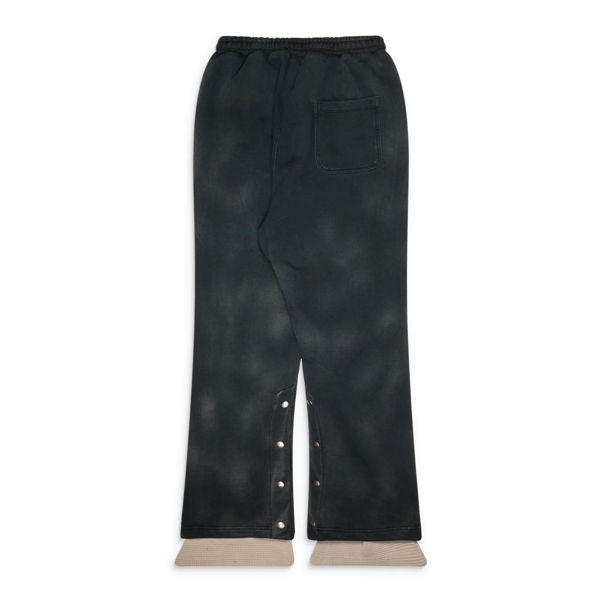 Satoshi Nakamoto Holy Ghost Layered Thermal Sweatpants Black