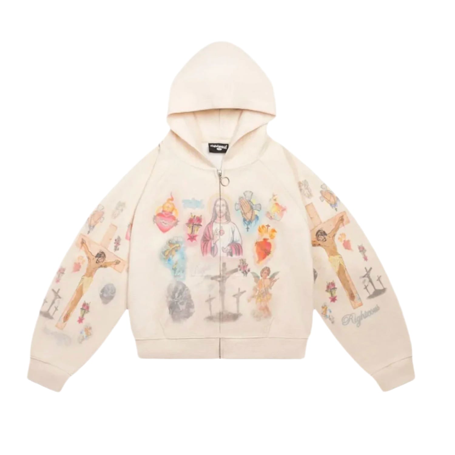 Righteous Ultimate Sacrifice Thermal Zip Up Cream