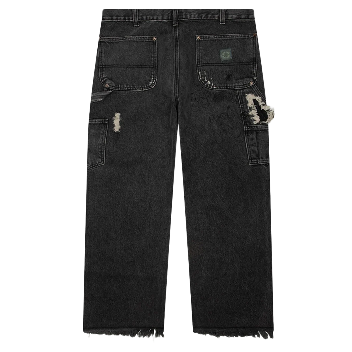 Paly Hollywood Busted Double Knee Jean 'Black'