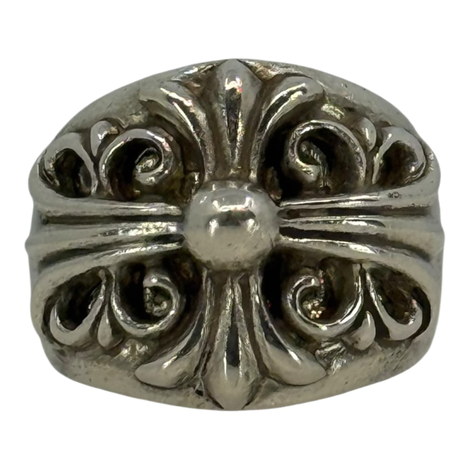 Chrome Hearts Silver Keeper Ring - US Size 10.5